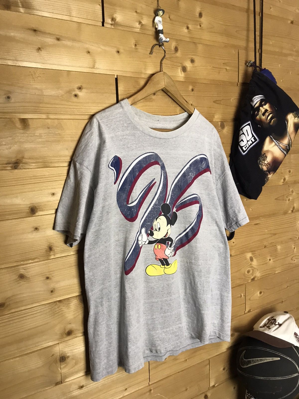 Disney vintage 1996 Disney Mickey Mouse single stitch t-shirt Size US XXL / EU 58 / 5 - 1 Thumbnail