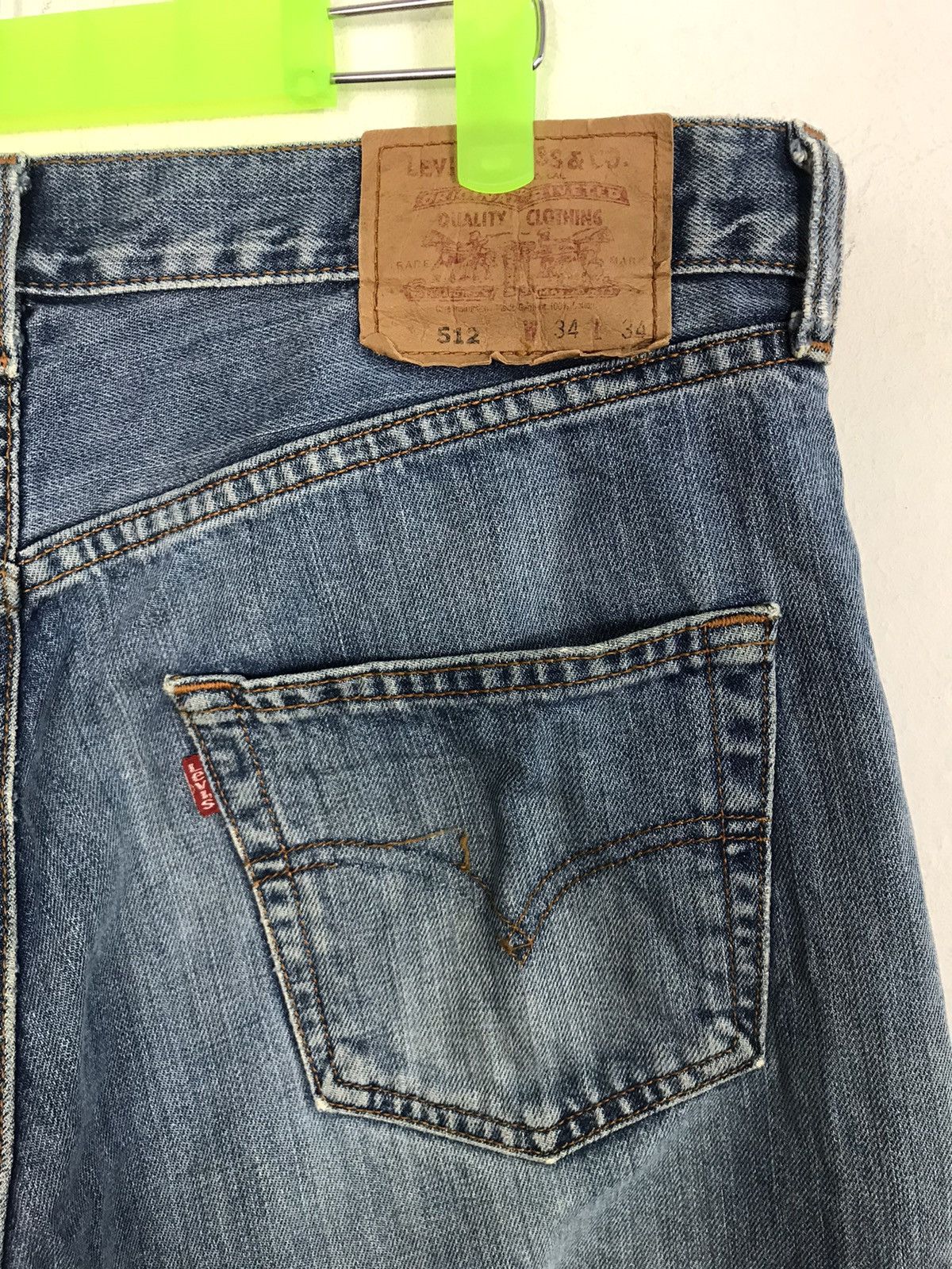 Levi's Levis & Strauss Lot 512 Distressed Denim Jeans K2034j Size US 34 / EU 50 - 5 Thumbnail