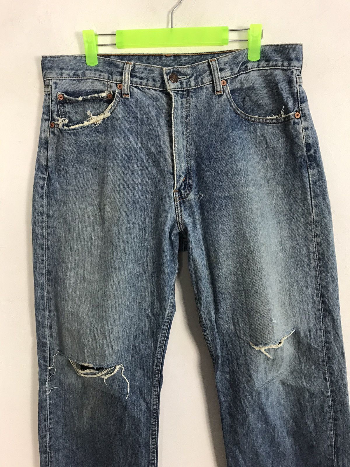 Levi's Levis & Strauss Lot 512 Distressed Denim Jeans K2034j Size US 34 / EU 50 - 3 Thumbnail