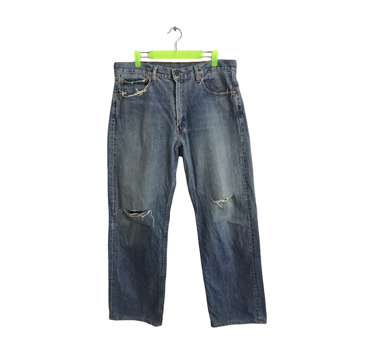 Levi's Levis & Strauss Lot 512 Distressed Denim Jeans K2034j Size US 34 / EU 50 - 1 Thumbnail