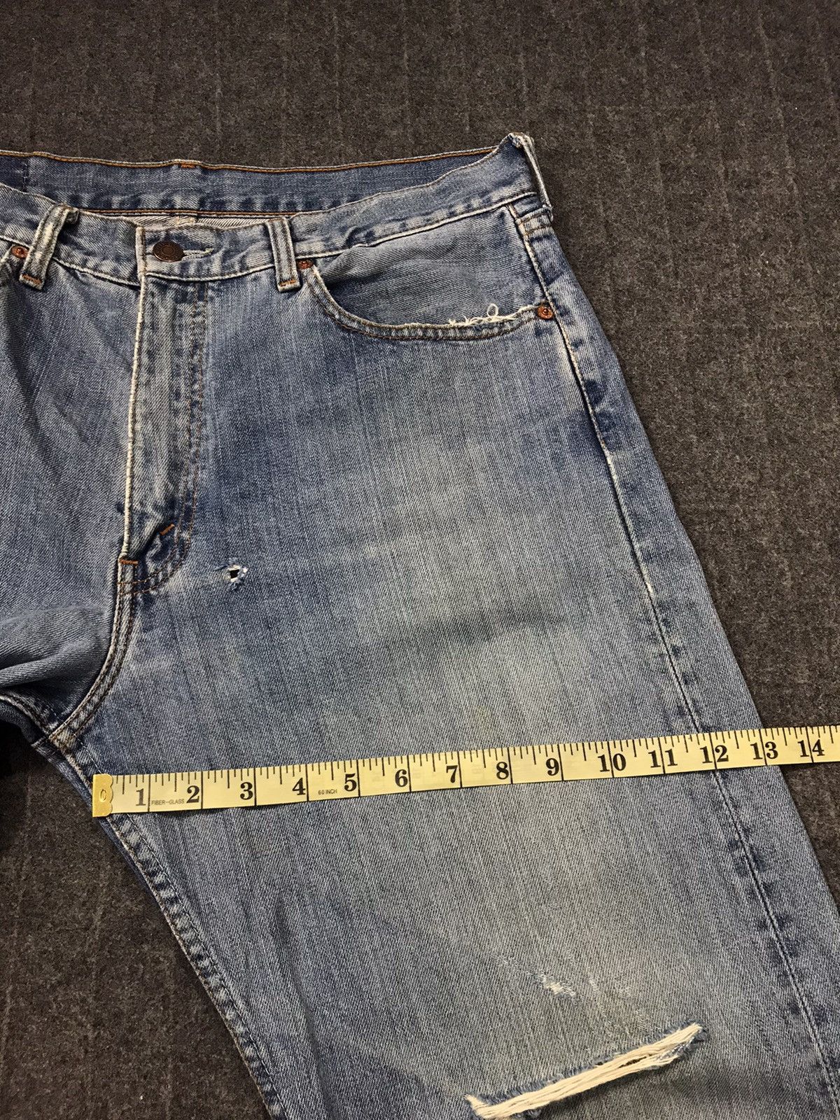 Levi's Levis & Strauss Lot 512 Distressed Denim Jeans K2034j Size US 34 / EU 50 - 11 Thumbnail