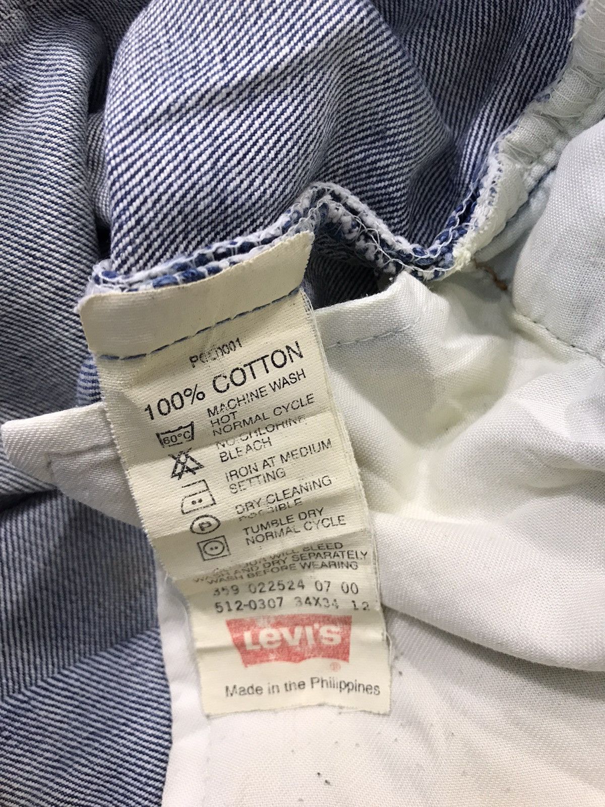 Levi's Levis & Strauss Lot 512 Distressed Denim Jeans K2034j Size US 34 / EU 50 - 7 Thumbnail