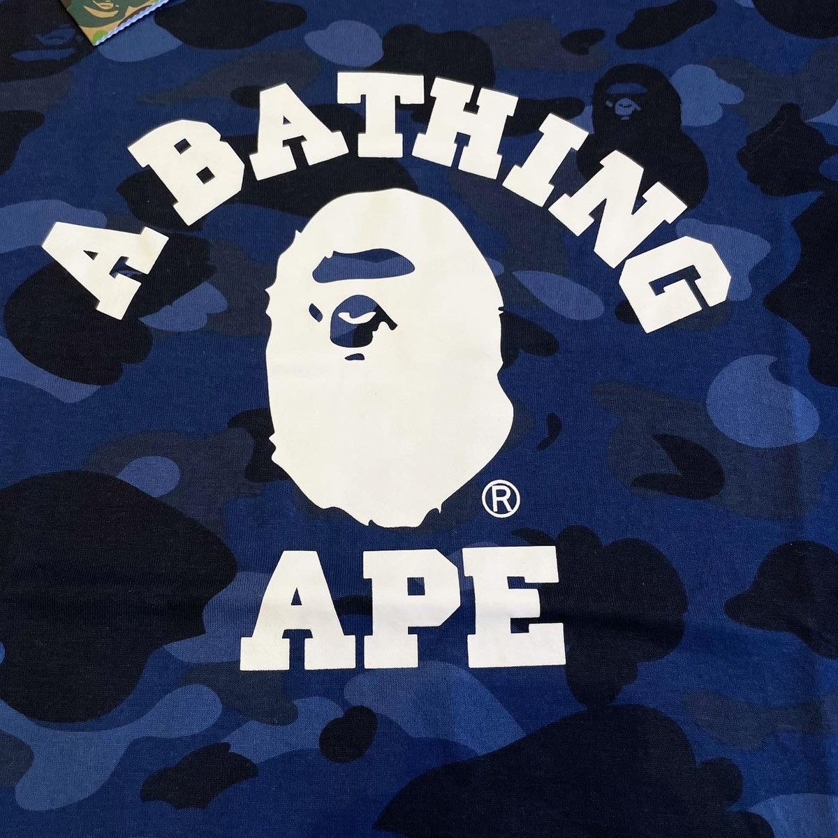 Bape COLOR CAMO COLLEGE TEE Size US L / EU 52-54 / 3 - 2 Thumbnail