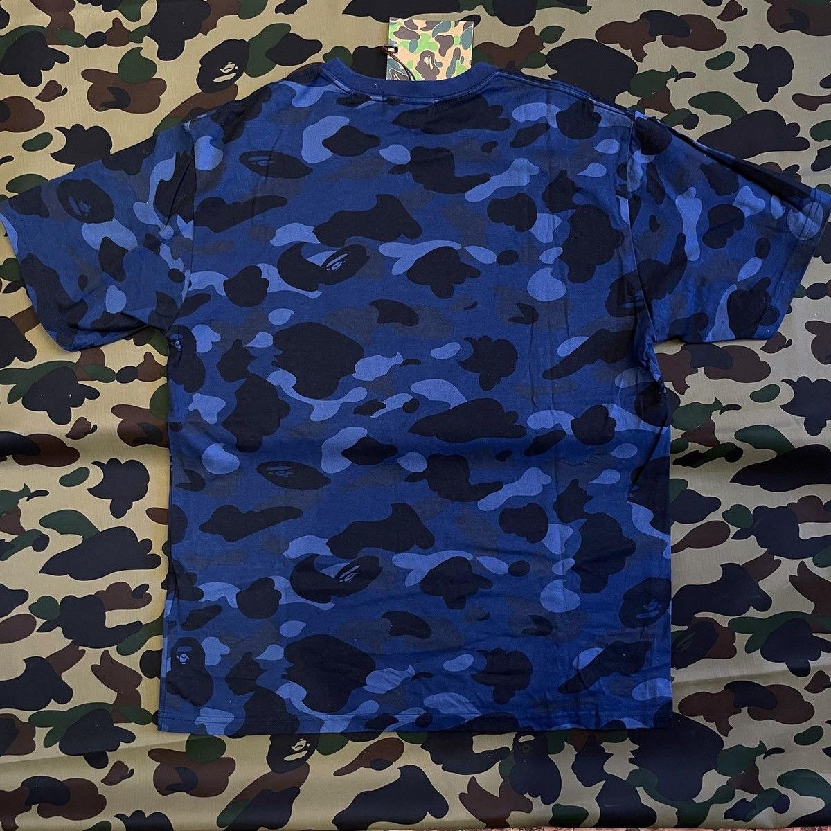 Bape COLOR CAMO COLLEGE TEE Size US L / EU 52-54 / 3 - 7 Thumbnail