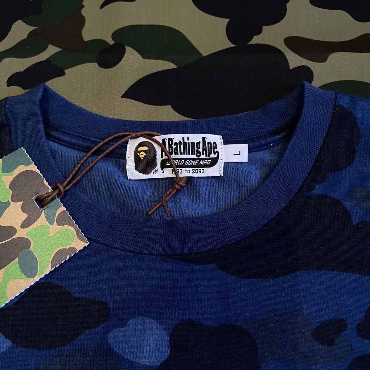 Bape COLOR CAMO COLLEGE TEE Size US L / EU 52-54 / 3 - 3 Thumbnail