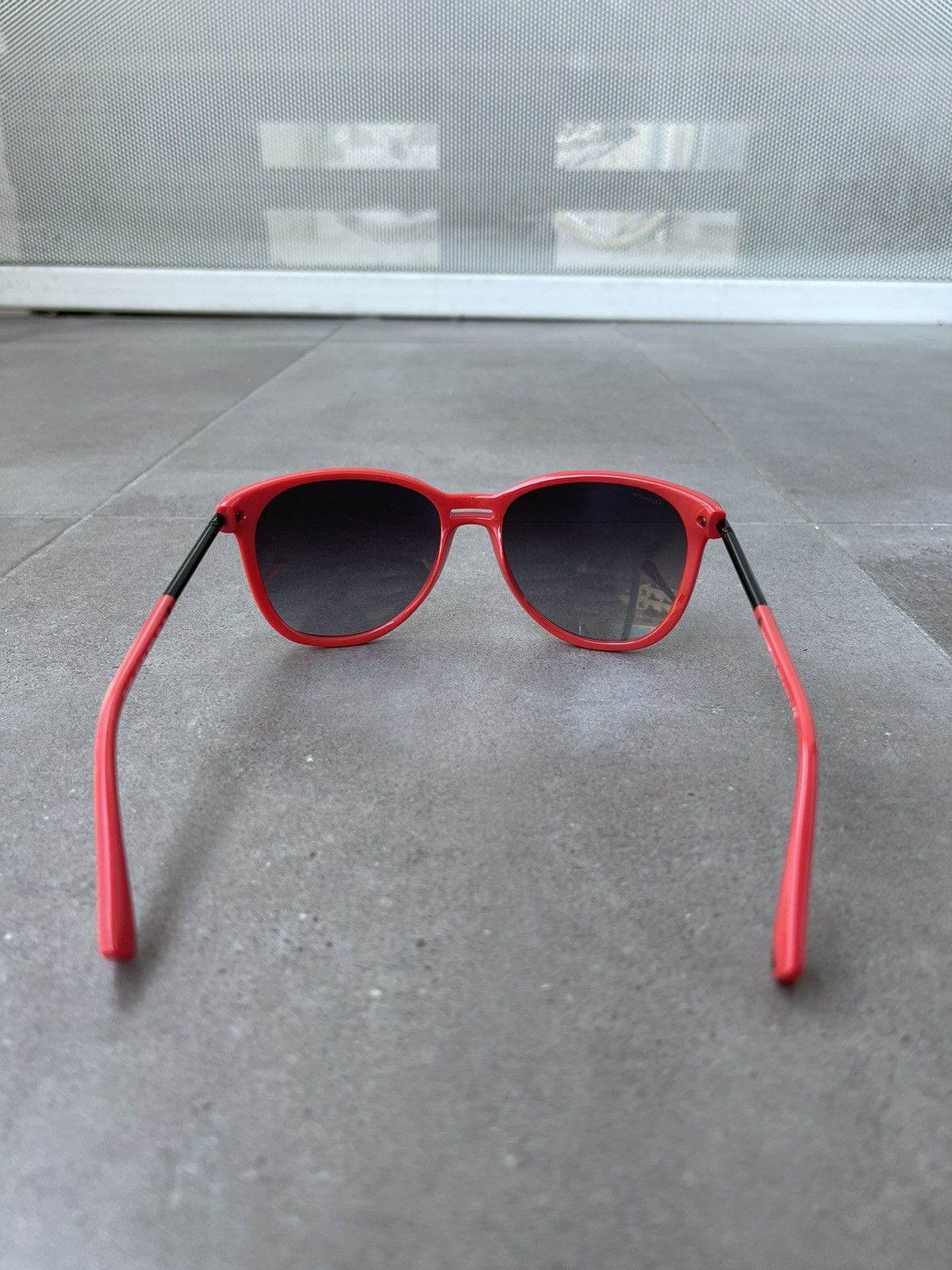 Armani × Emporio Armani × Giorgio Armani Emporio Armani EA4006 5077/8G Red Black Cat Eyes Sunglasses Size ONE SIZE - 6 Thumbnail