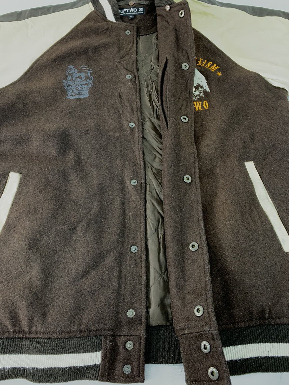 Sports Specialties Traditionalism Ruftwo Wool Varsity Jacket Embroidery Logo Size US XL / EU 56 / 4 - 4 Thumbnail