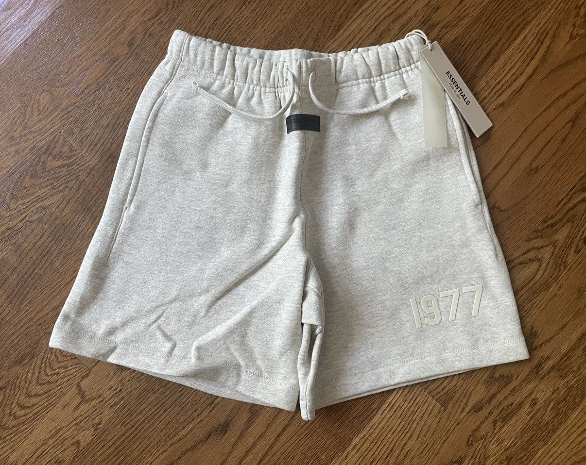 Fear of God Size Kids 12 FOG Sweat Shorts 1977 Light Oatmea Smoke