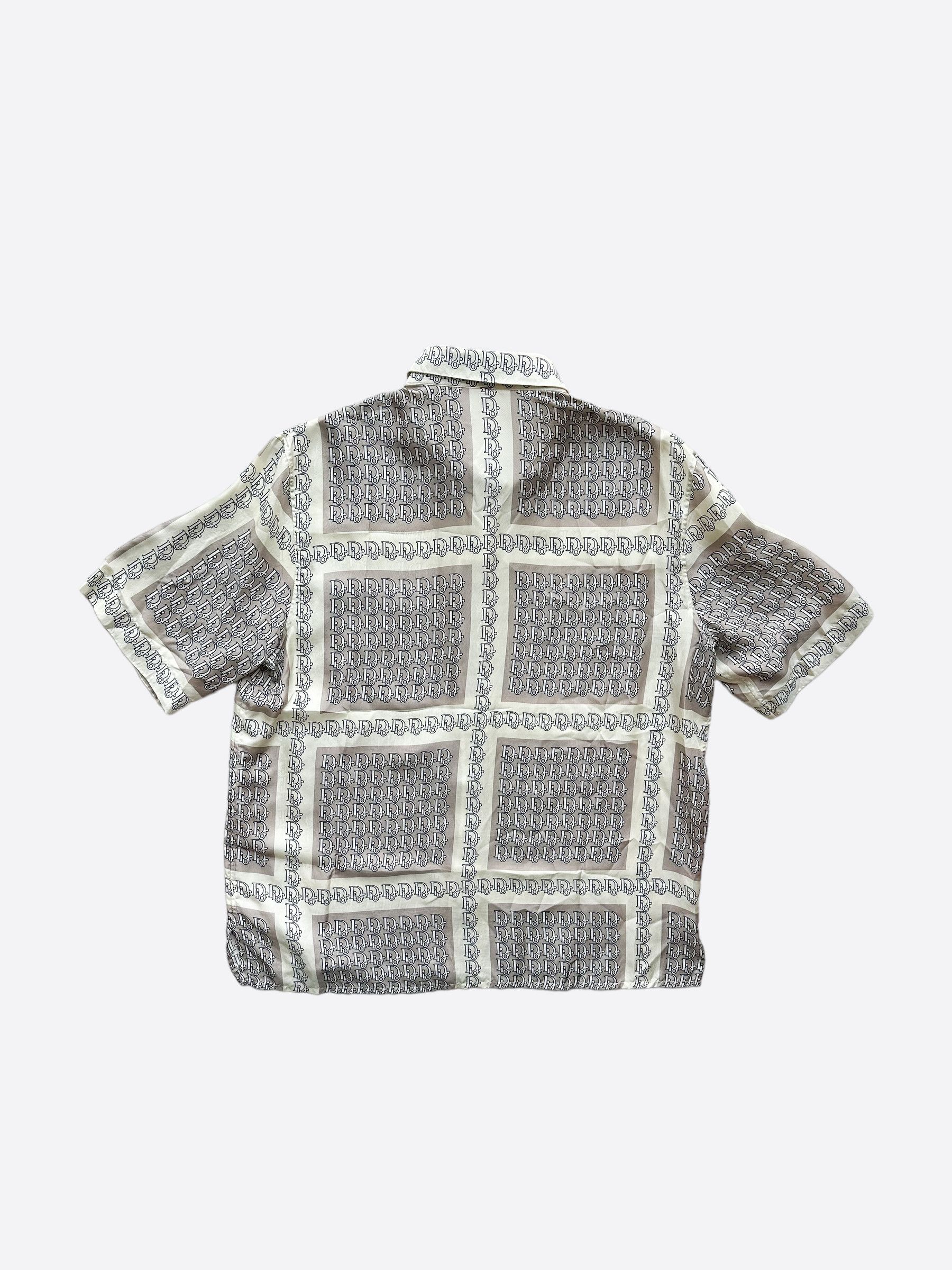 Dior Dior Oblique Silk Short Sleeve Button Up Shirt Size US M / EU 48-50 / 2 - 2 Thumbnail