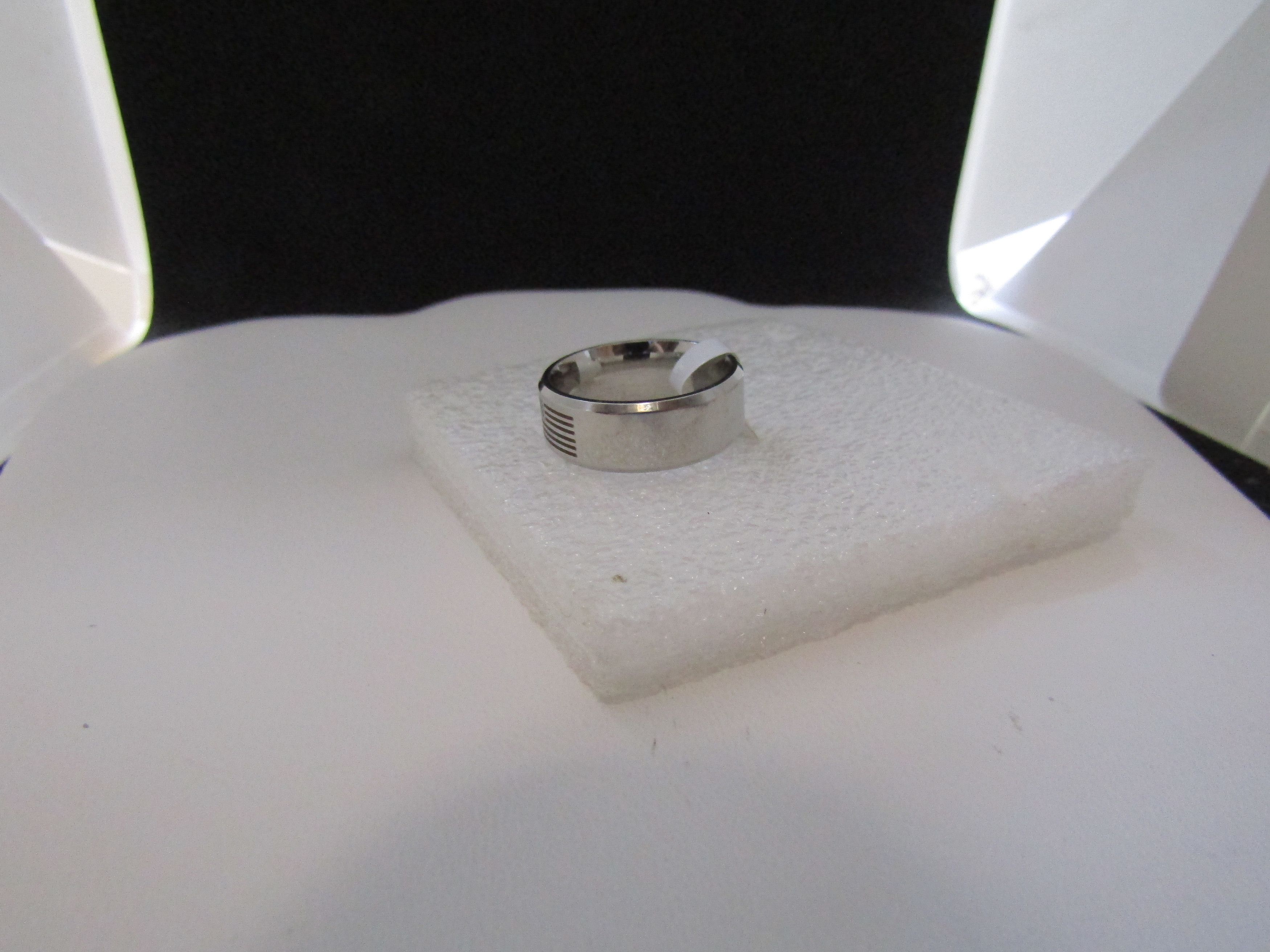 Jewelry American Flag stainless steel ring - US size 9 Size ONE SIZE - 2 Thumbnail