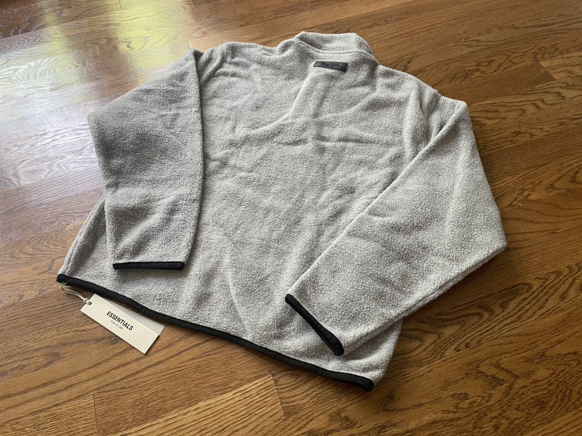 Essentials Size XXS XS 14/16 Kids Polar Fleece Pullover Dark Oatmeal Size US XXS / EU 40 - 8 Thumbnail