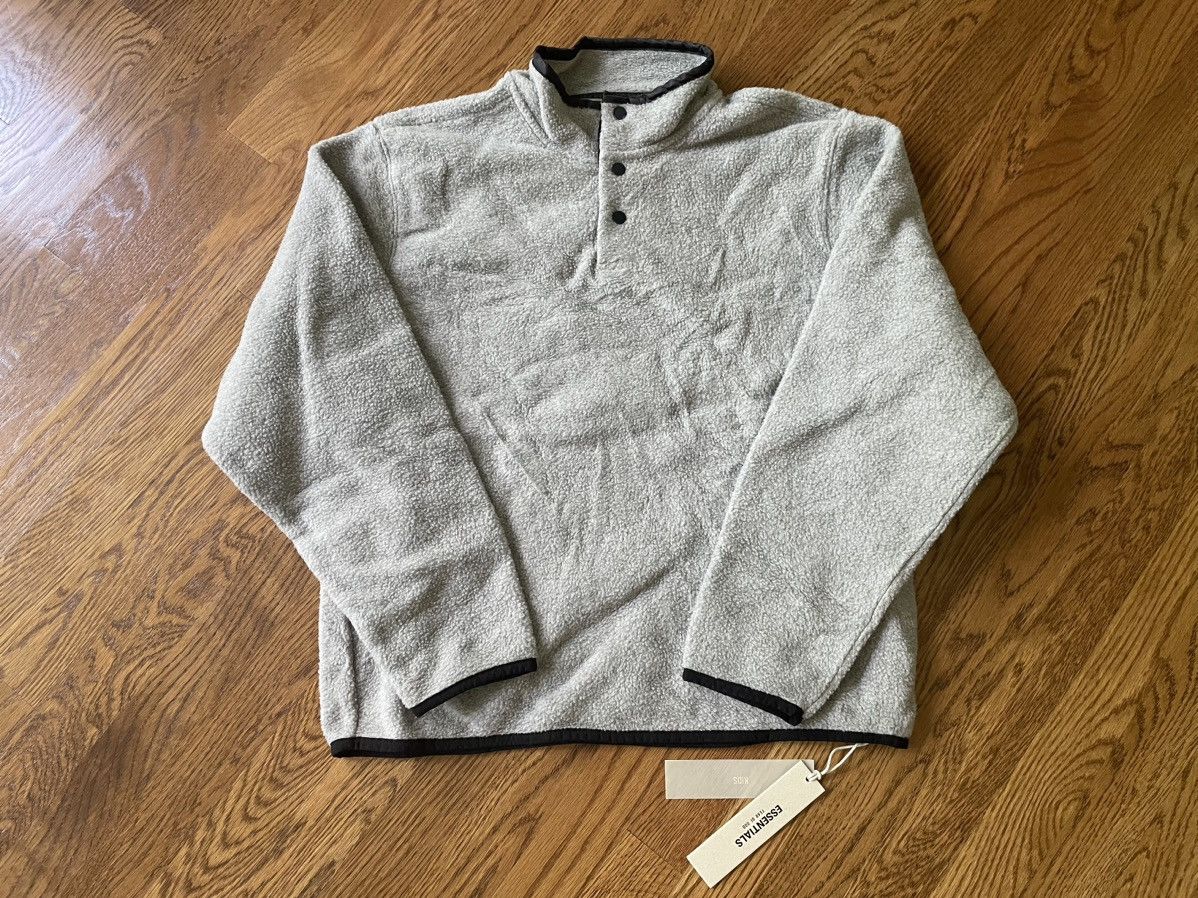 Essentials Size XXS XS 14/16 Kids Polar Fleece Pullover Dark Oatmeal Size US XXS / EU 40 - 1 Thumbnail