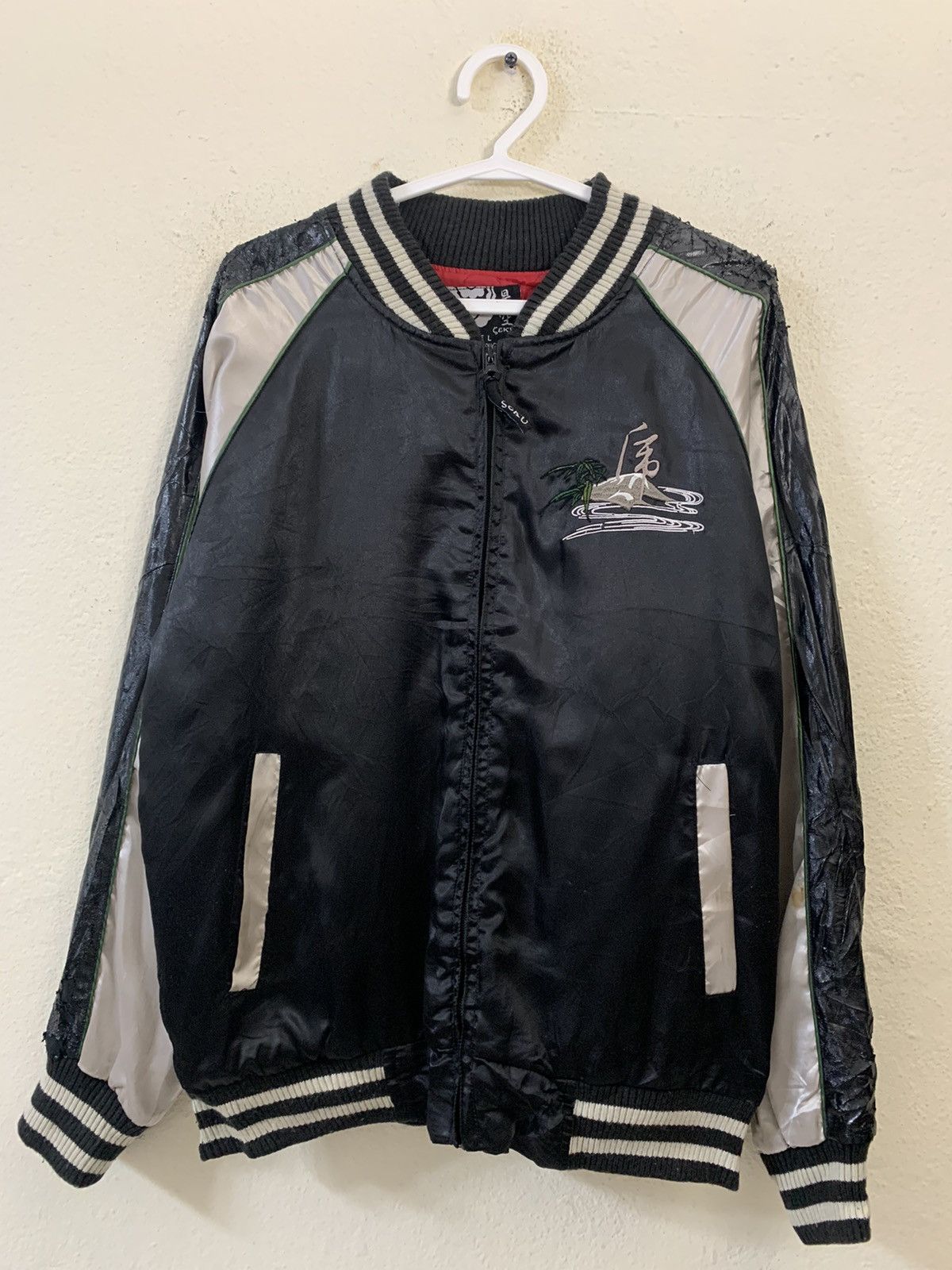 Japanese Brand Vintage Seku Tiger Sukajan Jacket Size US M / EU 48-50 / 2 - 8 Thumbnail