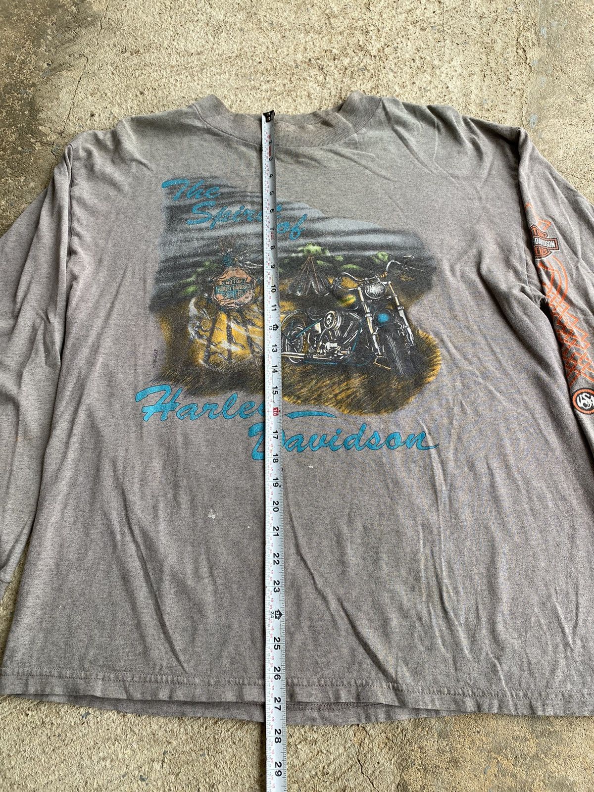 Harley Davidson × Vintage Vintage 90’s Harley Davidson Fun Wear Long sleeve Shirt Size US L / EU 52-54 / 3 - 14 Thumbnail