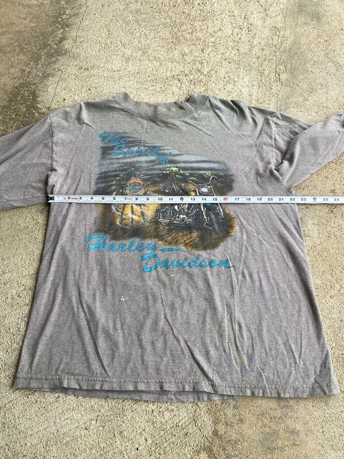 Harley Davidson × Vintage Vintage 90’s Harley Davidson Fun Wear Long sleeve Shirt Size US L / EU 52-54 / 3 - 15 Thumbnail