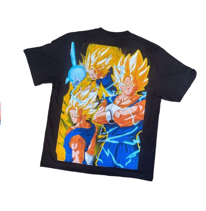 Japanese Brand Dragon Ball Z Goku & Vegeta Fusion Bootleg Anime Shirt ...