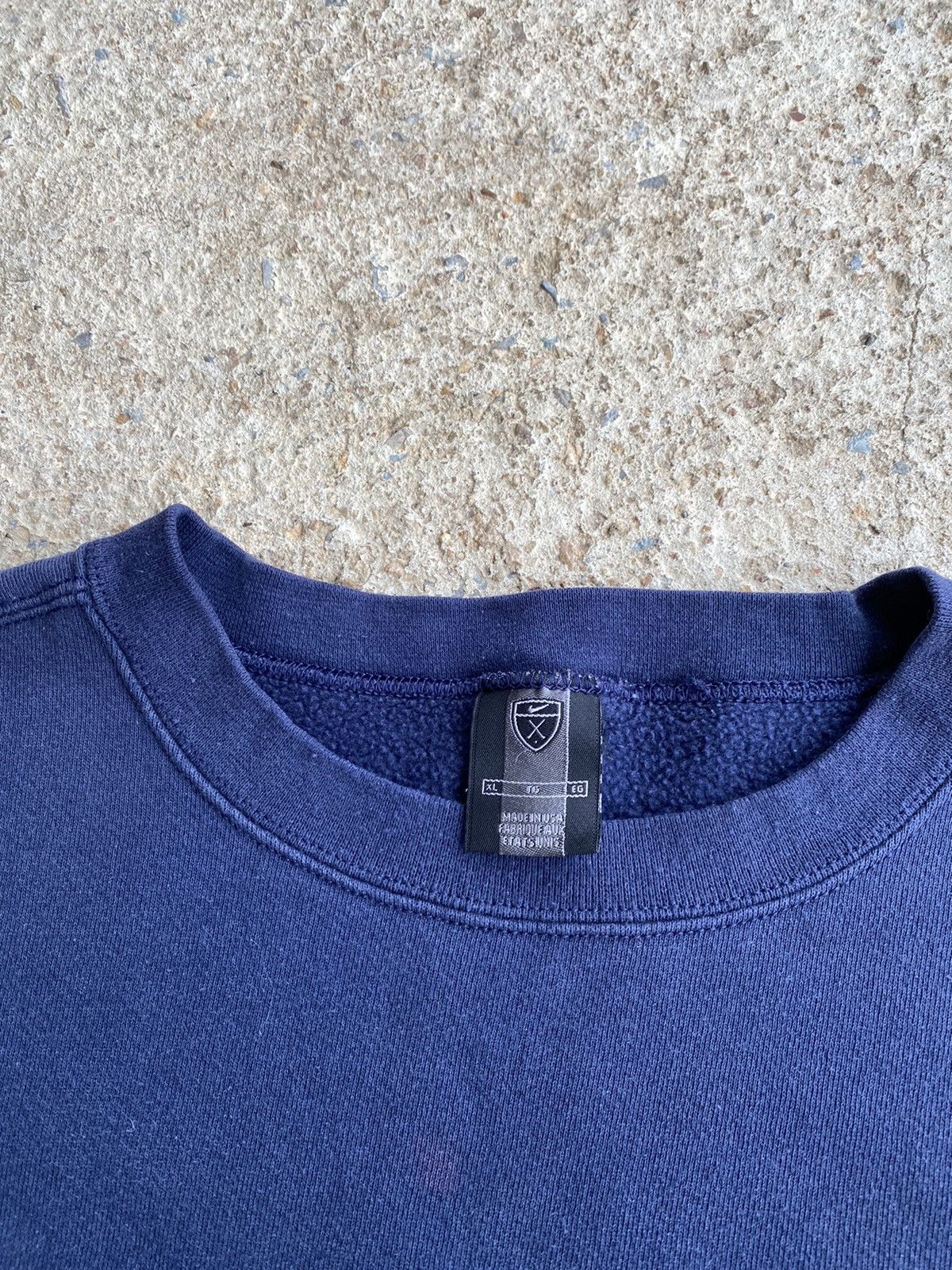 Nike × Vintage Vintage Y2K Nike Golf Arm Logo Stained Sweatshirt Size US XL / EU 56 / 4 - 3 Thumbnail