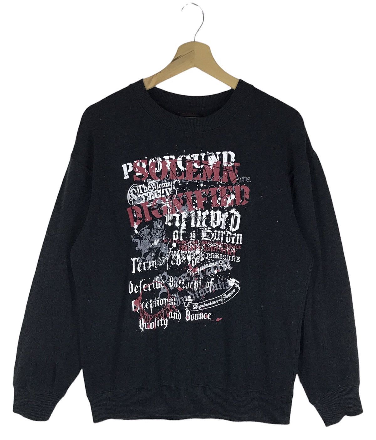 image of Vintage Oldmills Sweatshirts in Black, Men's (Size Large)