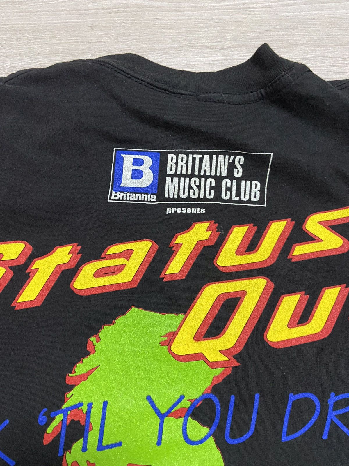 Band Tees Vintage 90’s Status Quo 1991 tour tee Rock Til you drop Size US XL / EU 56 / 4 - 11 Thumbnail