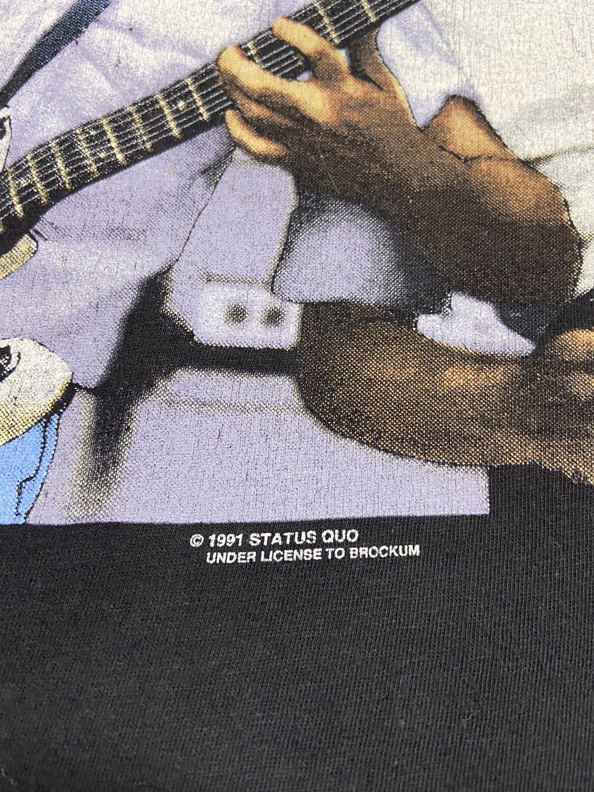 Band Tees Vintage 90’s Status Quo 1991 tour tee Rock Til you drop Size US XL / EU 56 / 4 - 4 Thumbnail