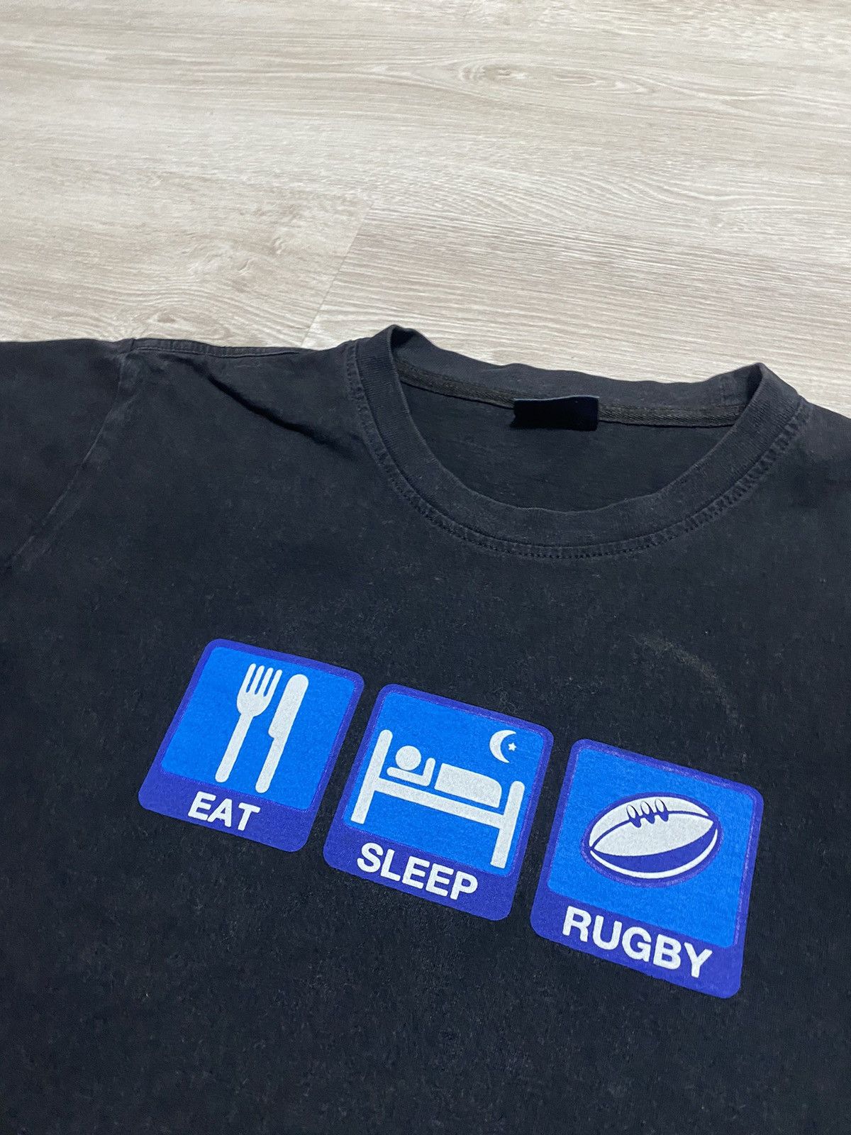 Other Vintage tee EAT SLEEP RUGBY sz M Size US M / EU 48-50 / 2 - 6 Thumbnail