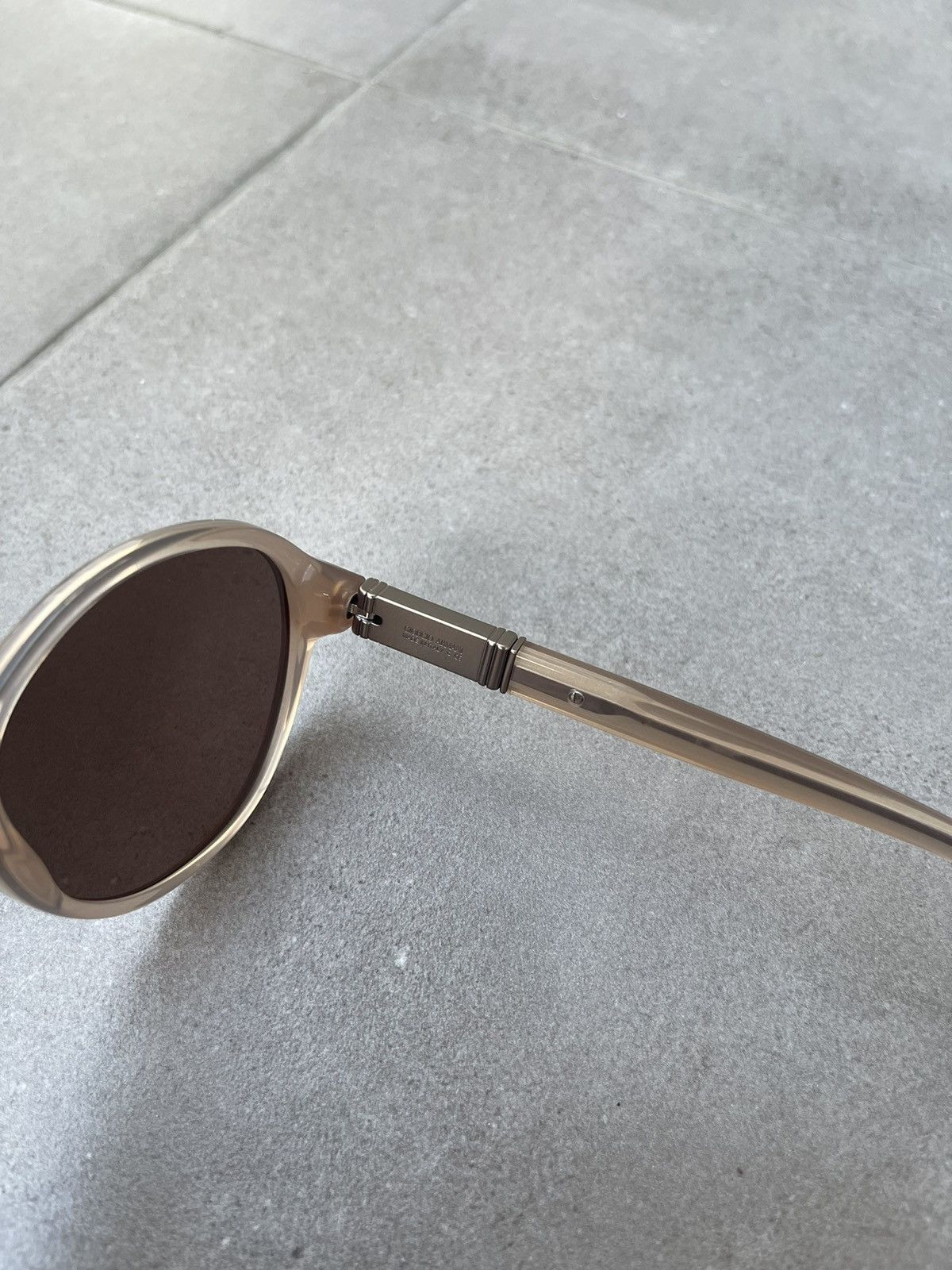 Emporio Armani Giorgio Armani AR8006 5033/73 Cream Transparent Sunglasses Size ONE SIZE - 7 Thumbnail