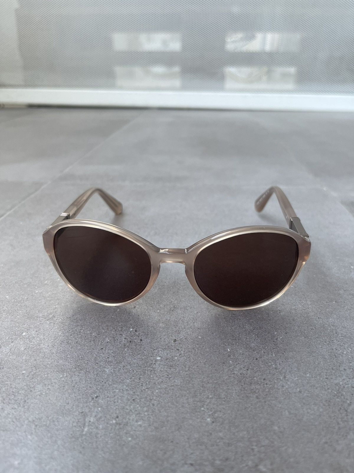 Emporio Armani Giorgio Armani AR8006 5033/73 Cream Transparent Sunglasses Size ONE SIZE - 2 Thumbnail