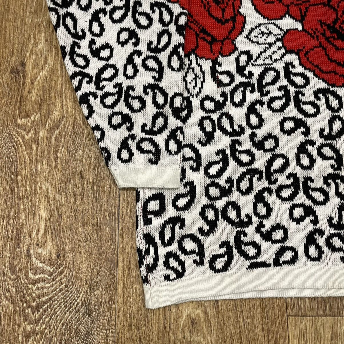 Vintage Vintage Y2K Leopard Rose Floral Sweater Streetwear Slim M Size M / US 6-8 / IT 42-44 - 2 Thumbnail