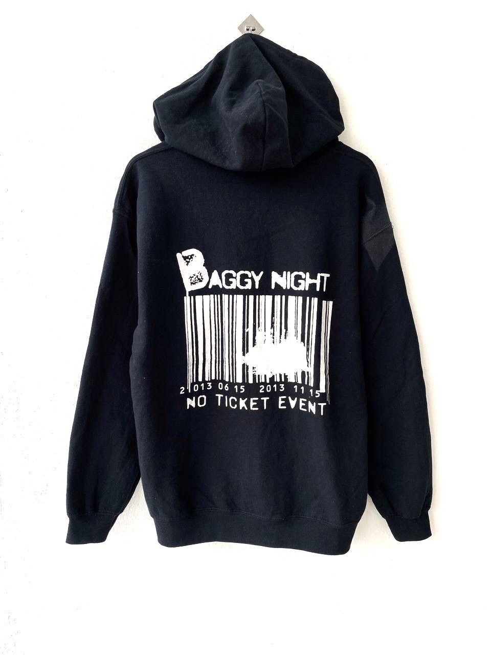 Vintage Vintage Baggy Night Ticket Event Barcode Pullover Hoodies Size US M / EU 48-50 / 2 - 1 Thumbnail
