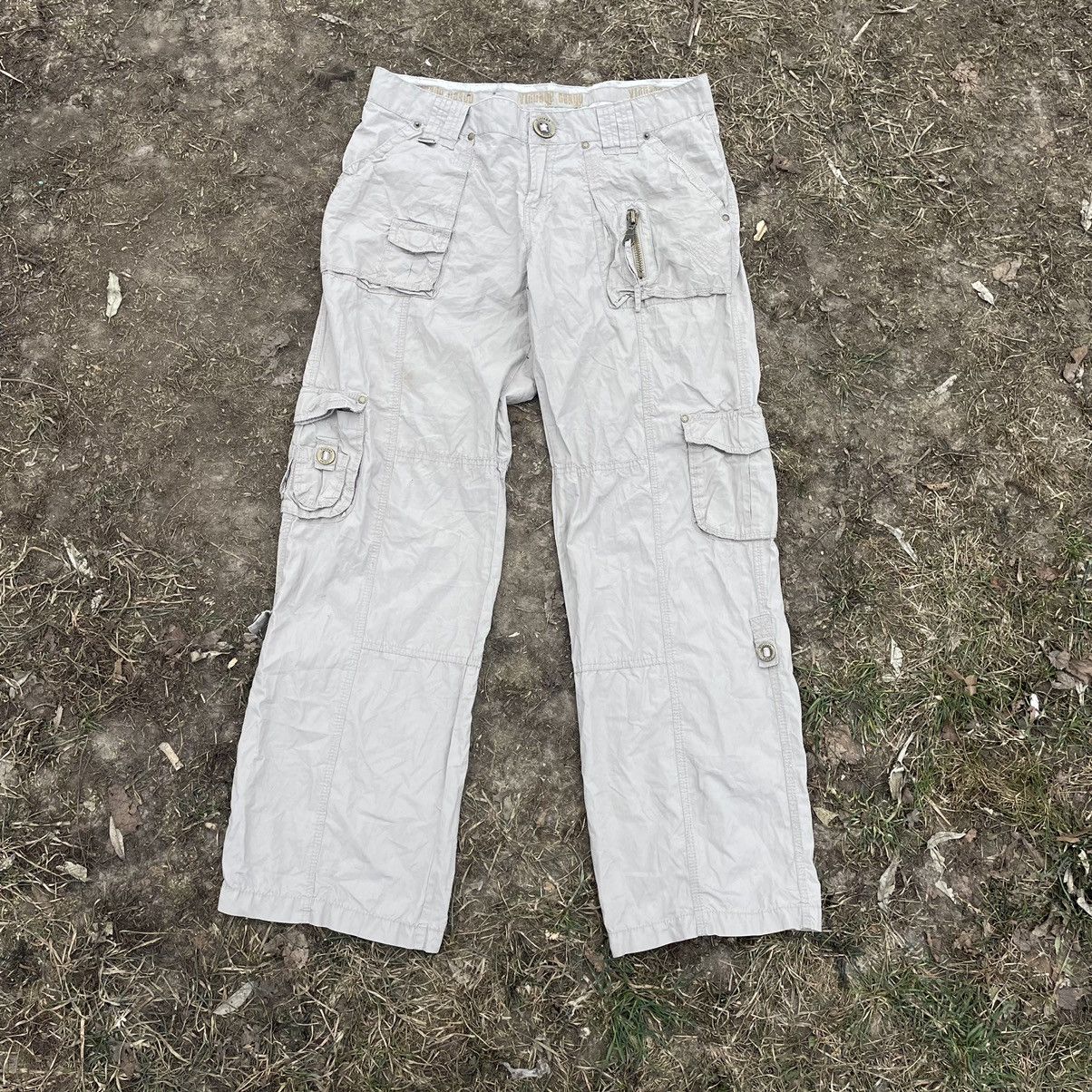 Vintage Vintage 90s Baggy Cargo Pants Distressed Skate Streetwear 32 Size 32" / US 10 / IT 46 - 1 Thumbnail
