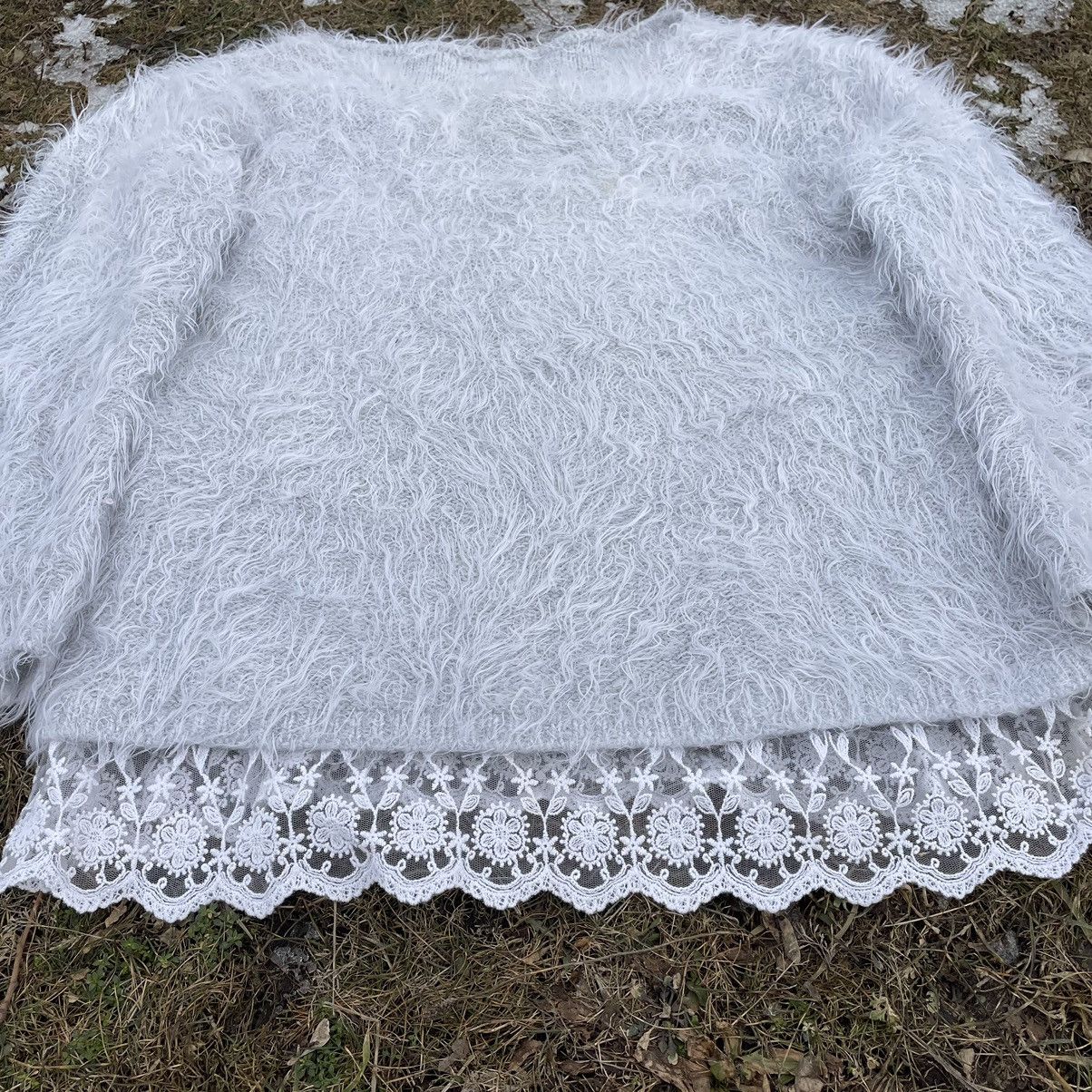 Vintage Vintage Y2K Distressed Mohair Fuzzy Sweater Coquette Skate M Size M / US 6-8 / IT 42-44 - 4 Thumbnail
