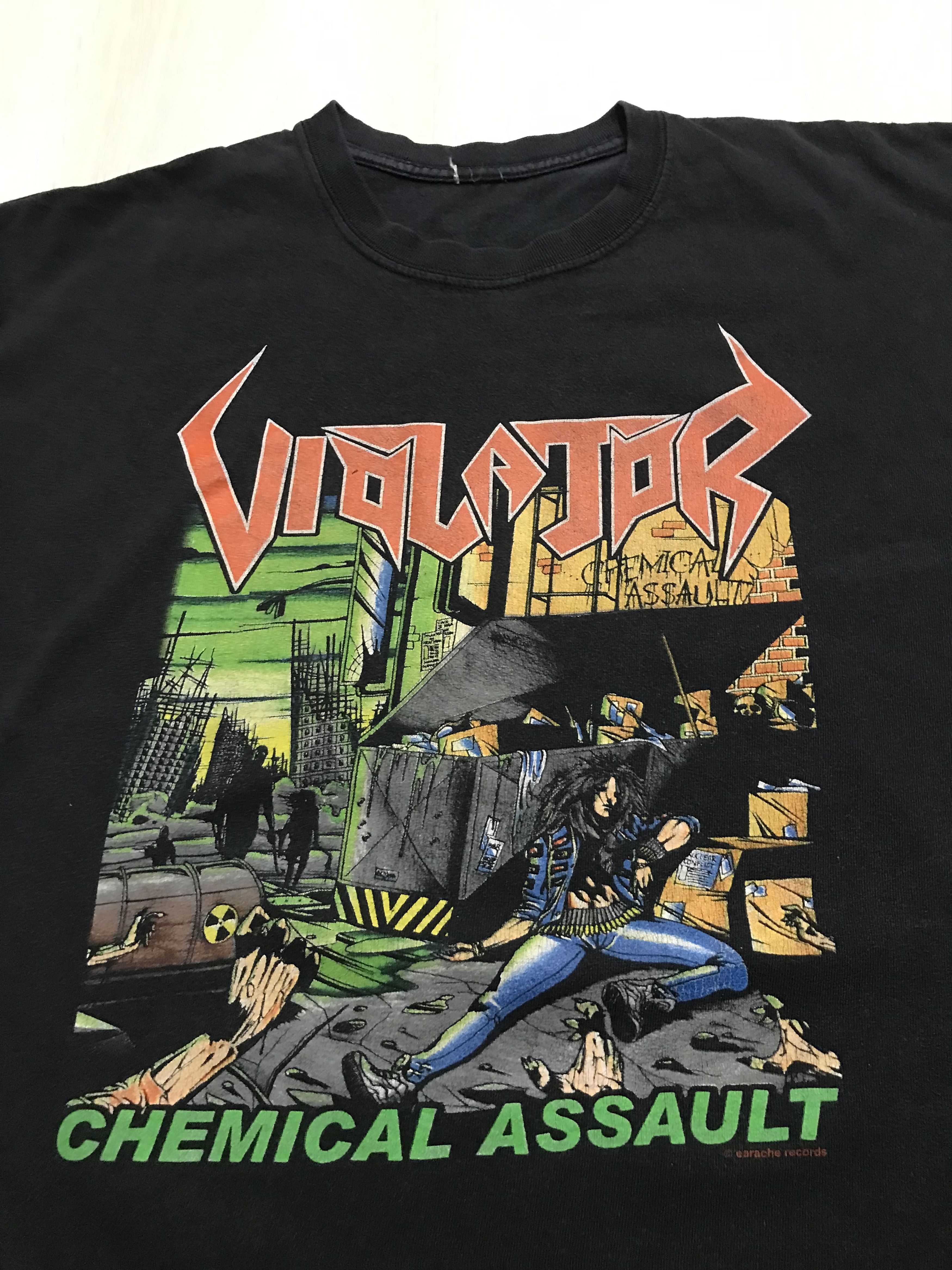Band Tees Vintage Vilator Chemical assault 2008 Size US M / EU 48-50 / 2 - 2 Thumbnail
