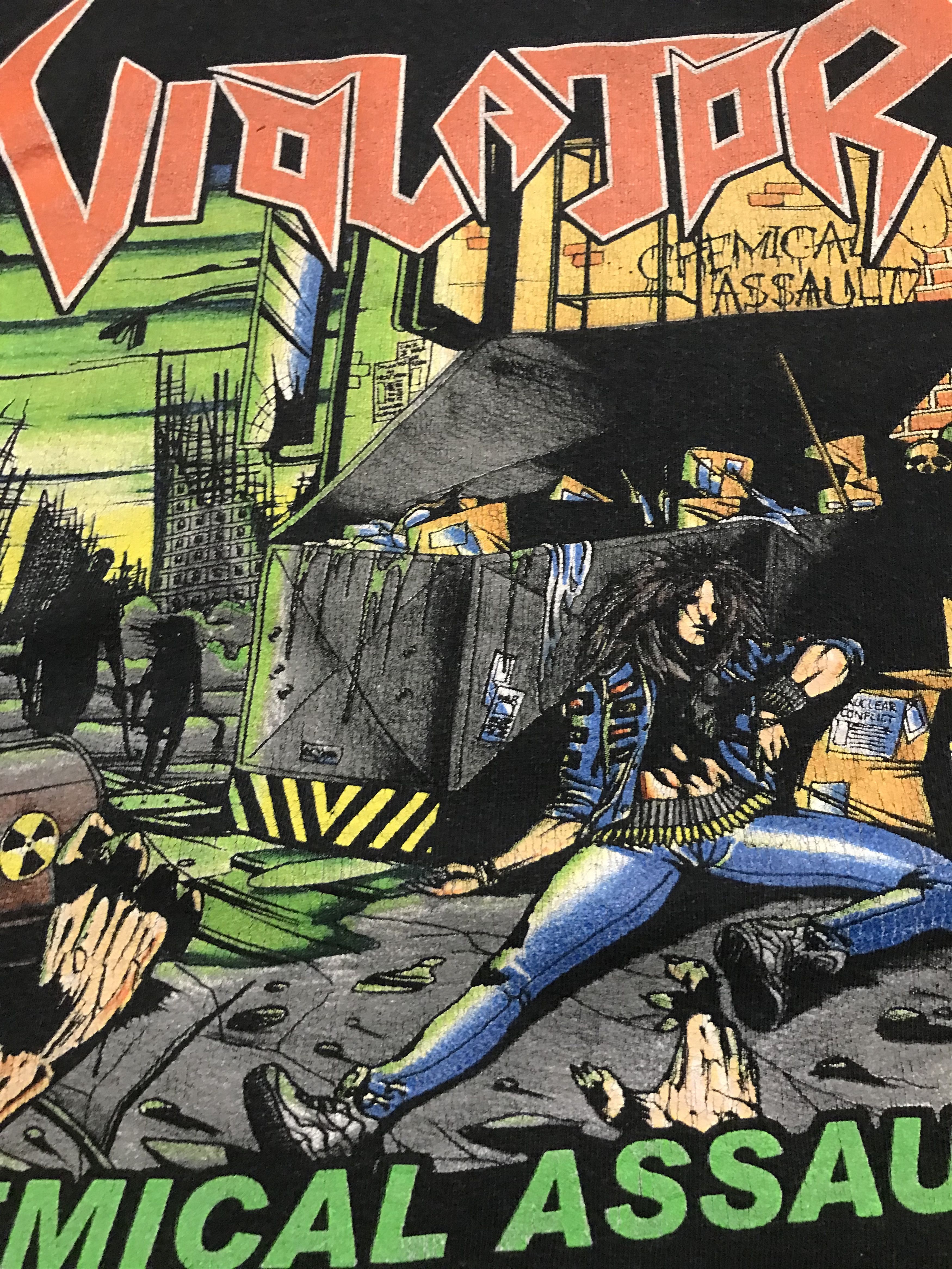 Band Tees Vintage Vilator Chemical assault 2008 Size US M / EU 48-50 / 2 - 6 Thumbnail