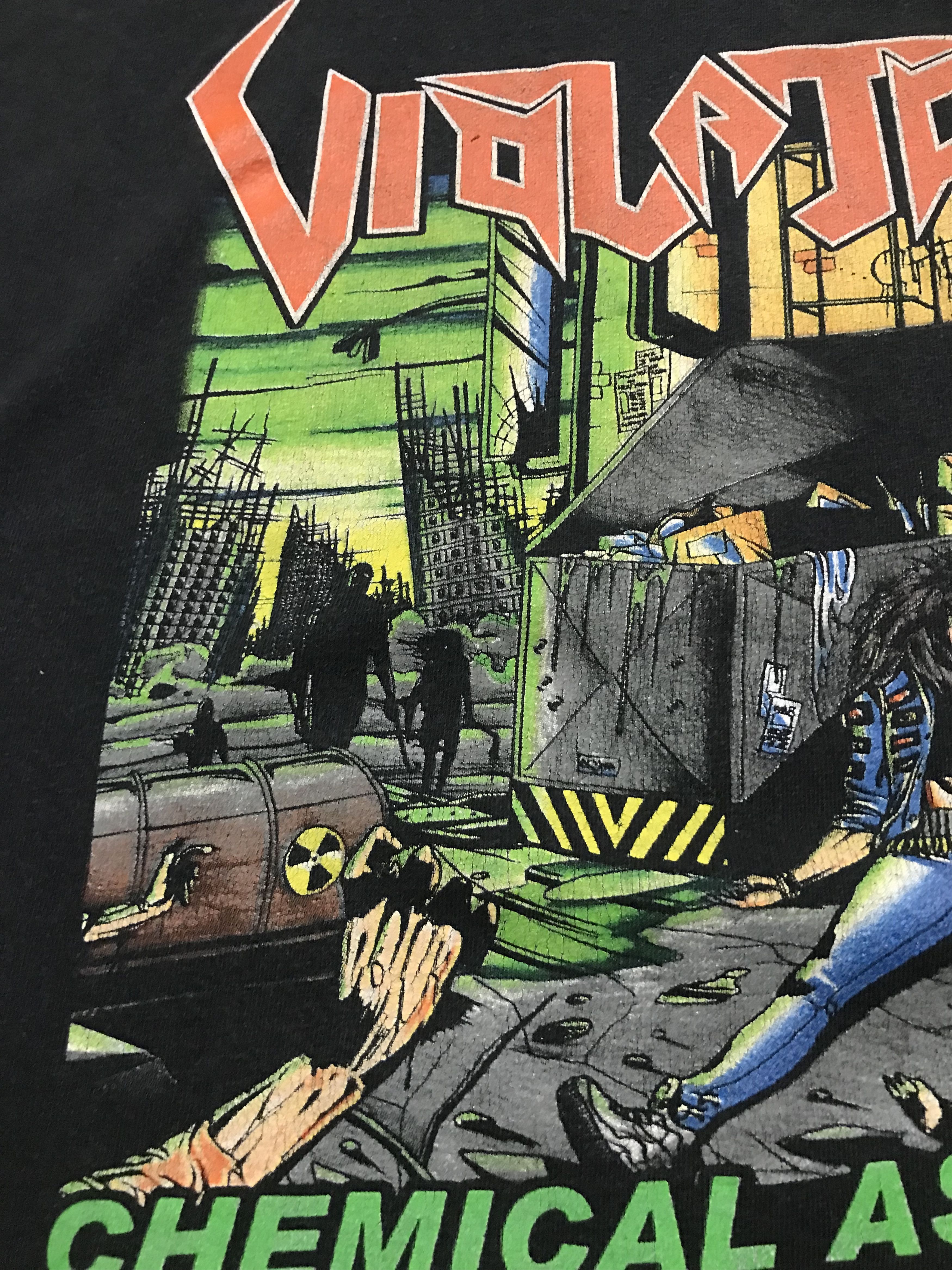 Band Tees Vintage Vilator Chemical assault 2008 Size US M / EU 48-50 / 2 - 5 Thumbnail