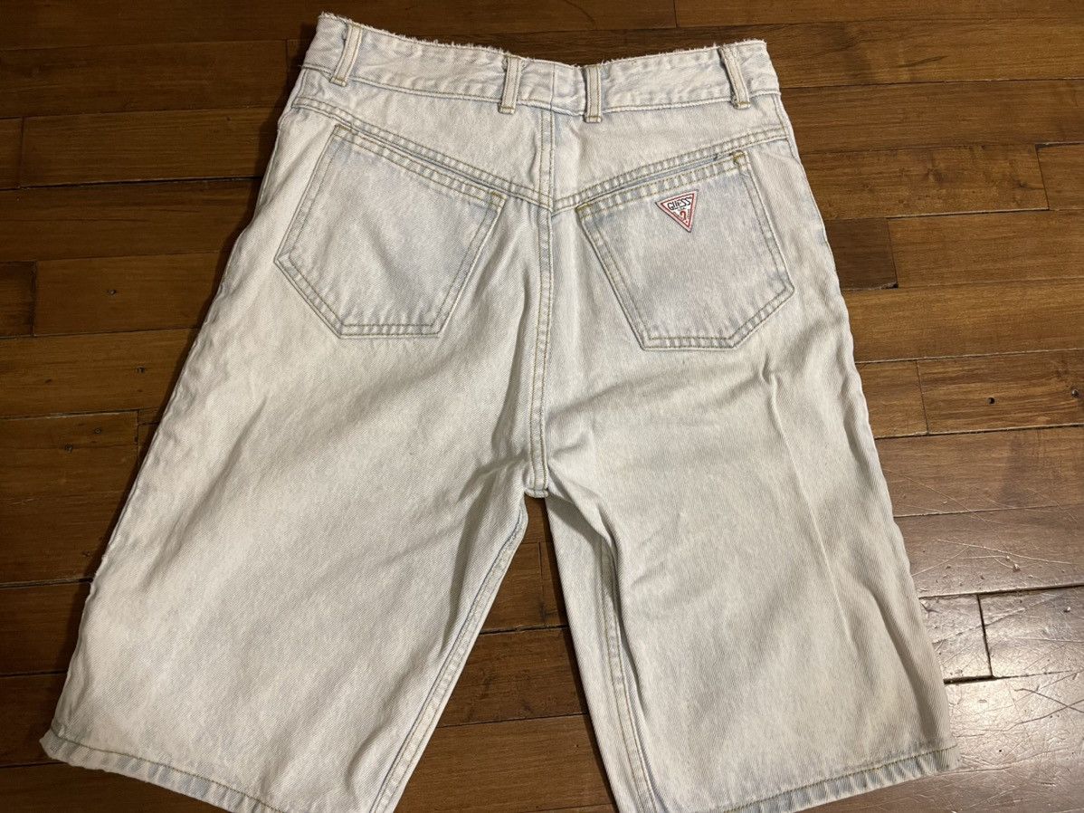 Guess Vintage Guess Acid Washed Denim Jean Shorts Georges Marciano Size US 30 / EU 46 - 1 Thumbnail