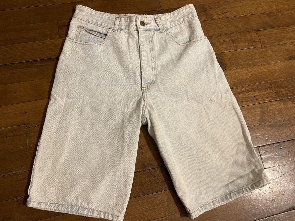 Guess Vintage Guess Acid Washed Denim Jean Shorts Georges Marciano Size US 30 / EU 46 - 2 Thumbnail
