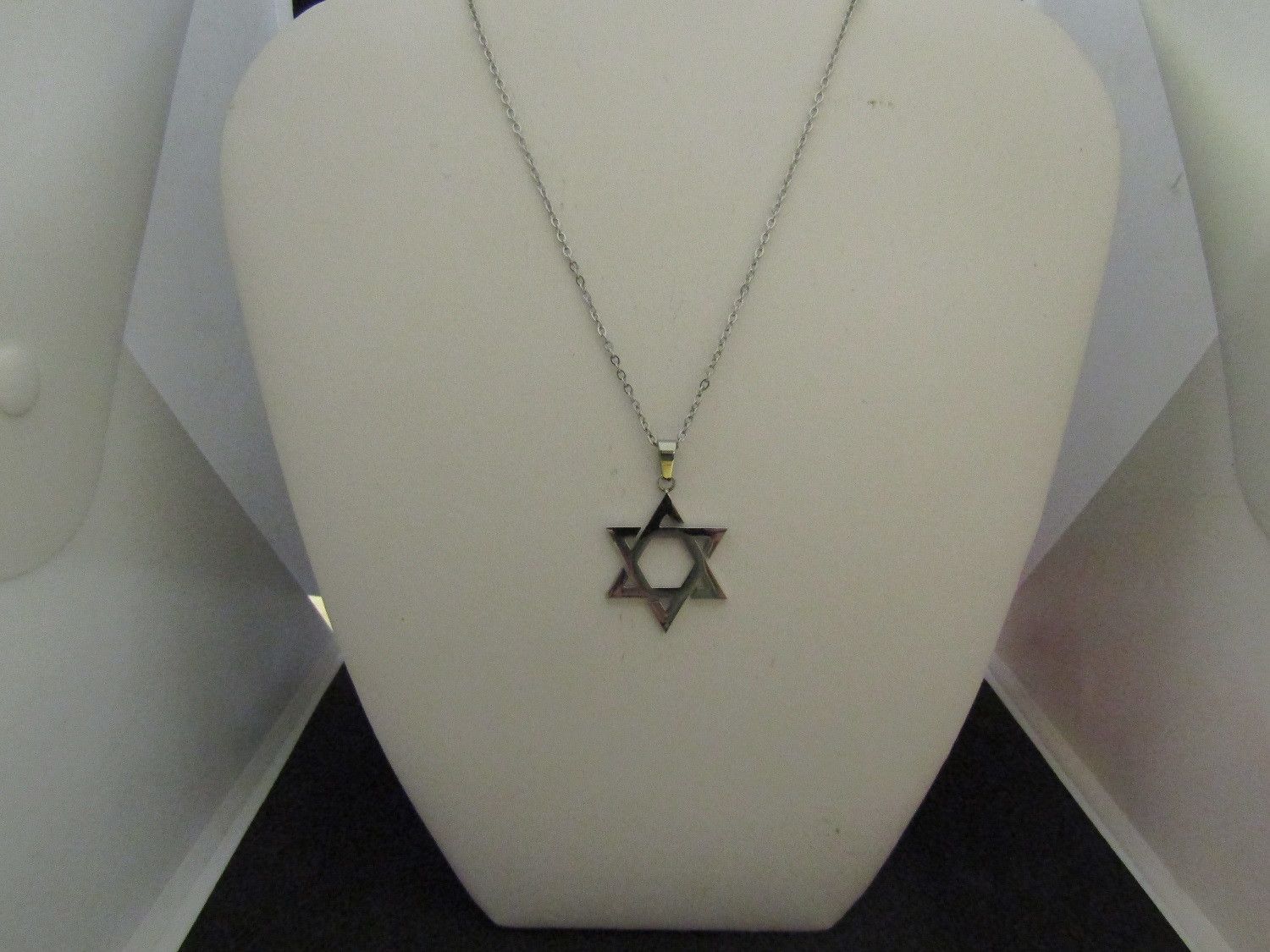 Jewelry x Vintage Star Stainless Steel Necklace in Silver, Men's