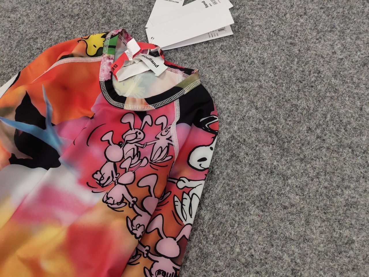 Soulland Rare New Soulland x Peanuts All logo Alice Top Long Sleeve Size L / US 10 / IT 46 - 4 Thumbnail