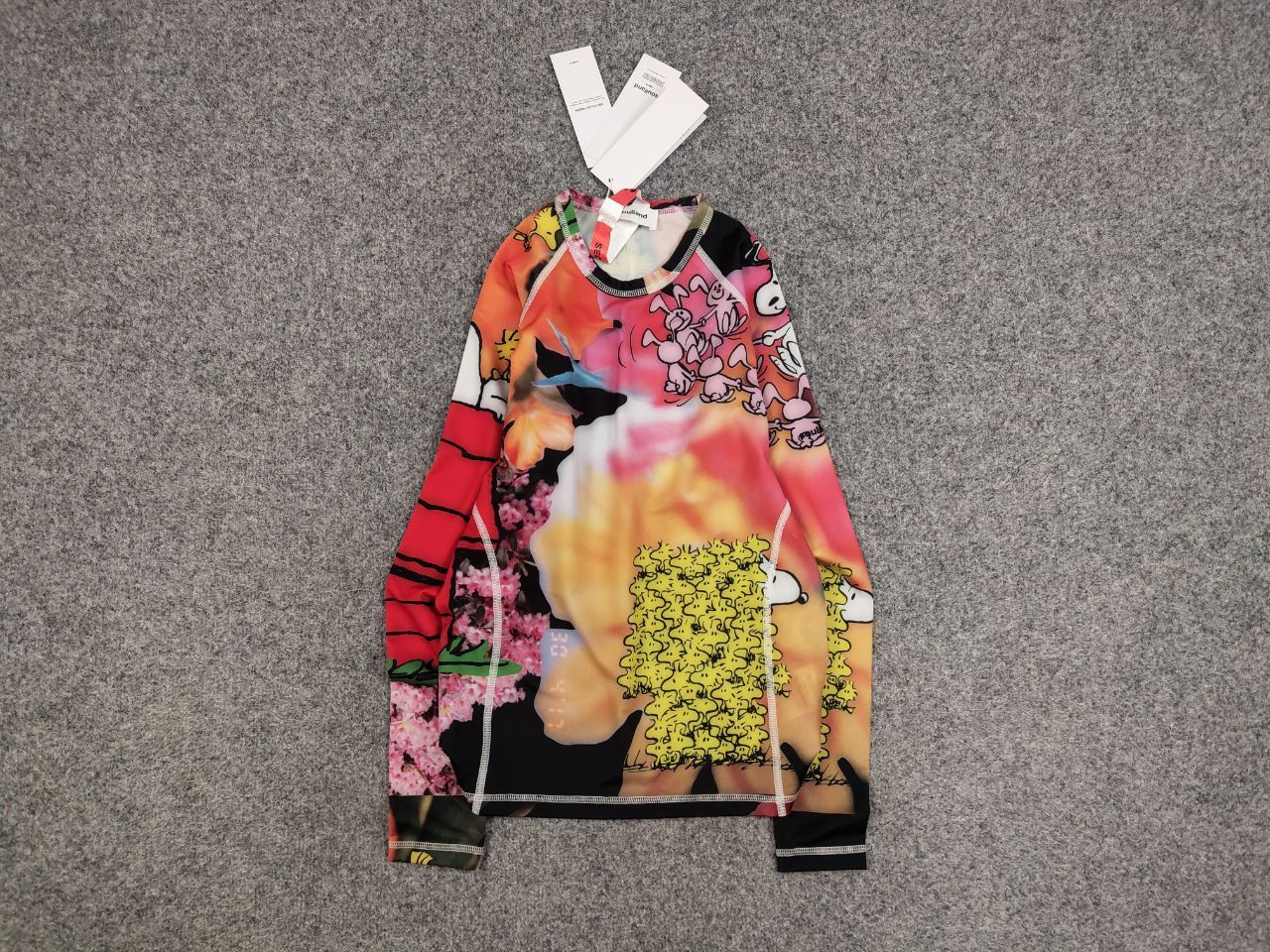 Soulland Rare New Soulland x Peanuts All logo Alice Top Long Sleeve Size L / US 10 / IT 46 - 1 Thumbnail