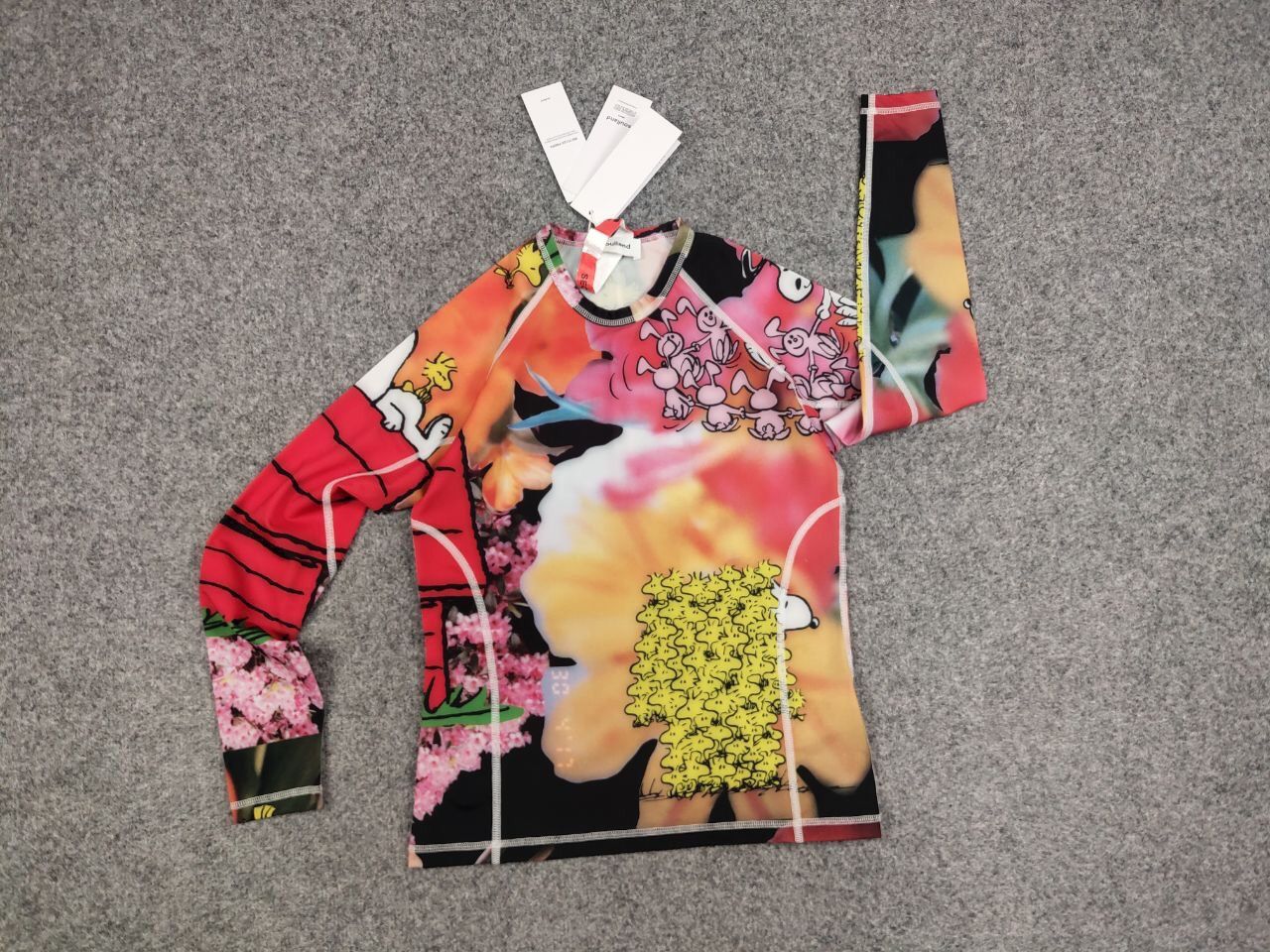 Soulland Rare New Soulland x Peanuts All logo Alice Top Long Sleeve Size L / US 10 / IT 46 - 10 Thumbnail