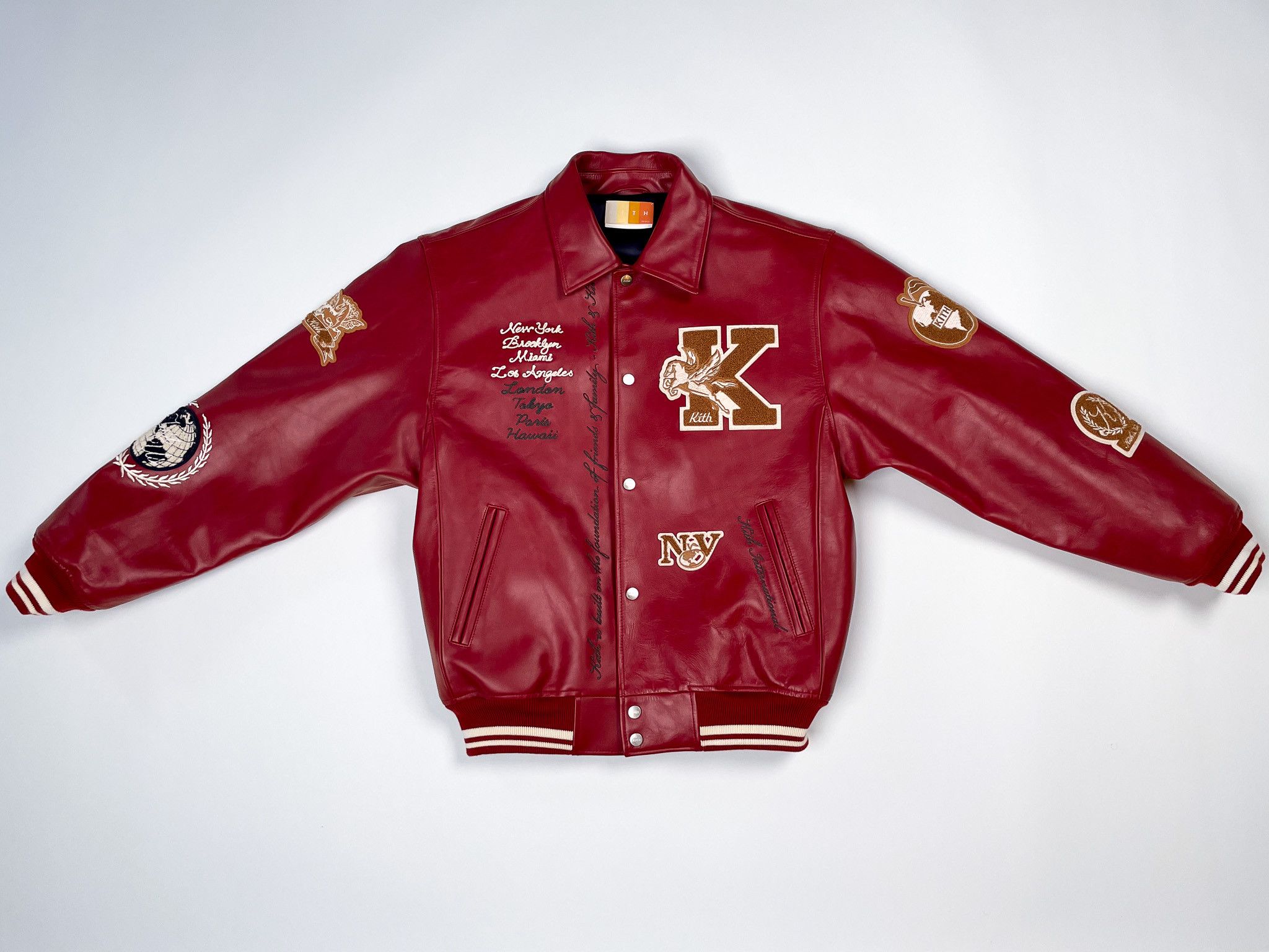 Kith Leather Coaches Jacket | Grailed