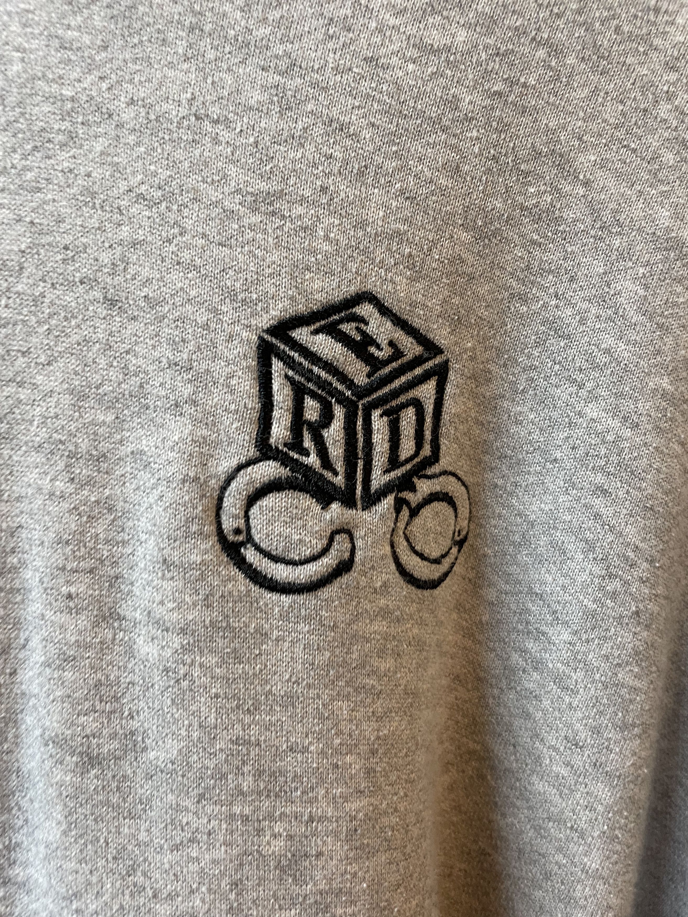 Enfants Riches Deprimes ERD BABY BLOCK RAGLAN THRASHED HOODIE Size US M / EU 48-50 / 2 - 5 Thumbnail
