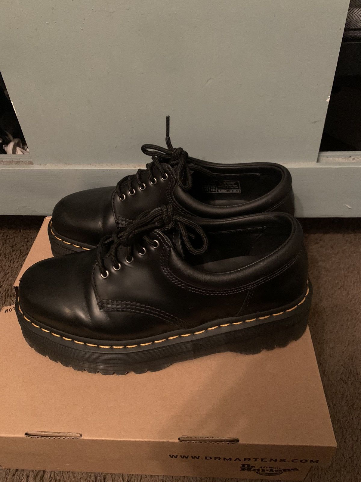 Dr. Martens Black doc martens 8053 quad Size US 9 / EU 42 - 1 Thumbnail