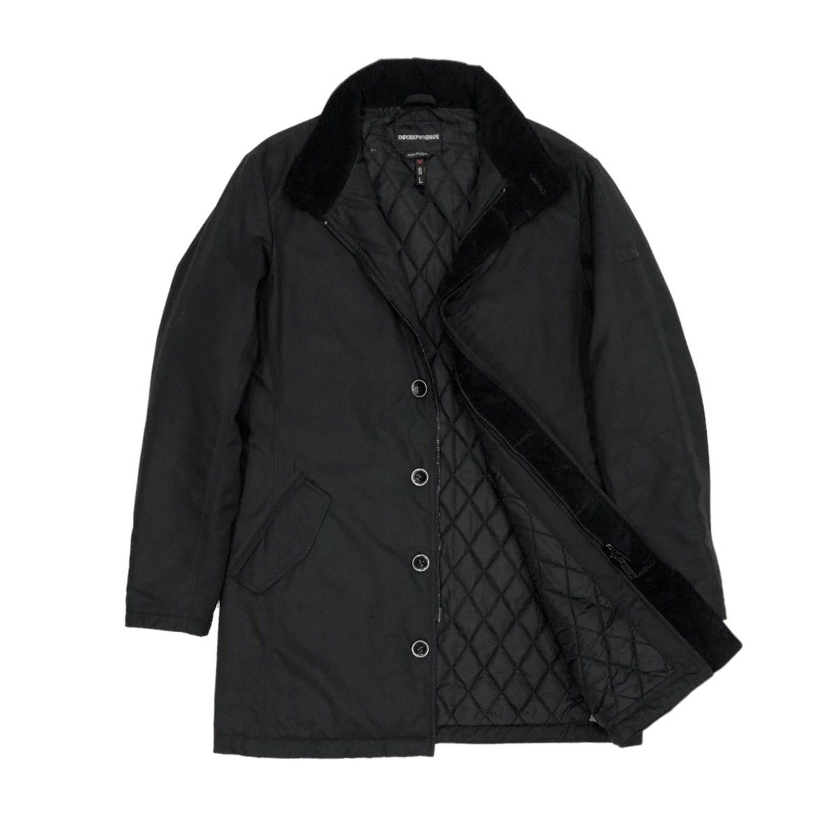 Emporio Armani Emporio Armani by Josh Fashion lined Quilted Long Jacket Size US L / EU 52-54 / 3 - 8 Thumbnail