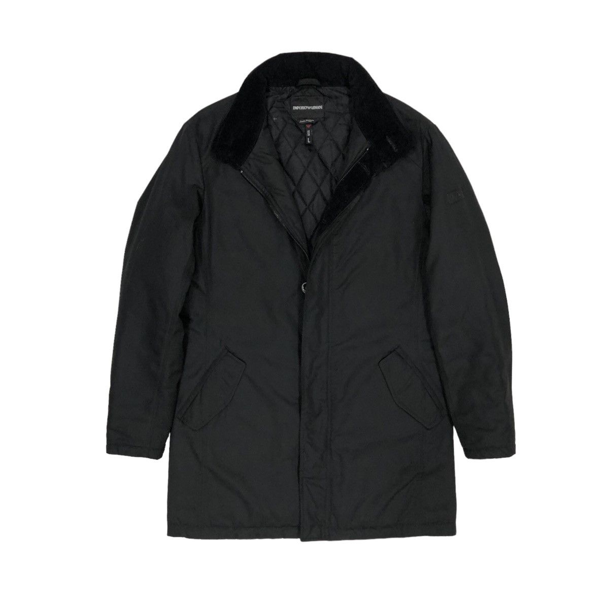 Emporio Armani Emporio Armani by Josh Fashion lined Quilted Long Jacket Size US L / EU 52-54 / 3 - 7 Thumbnail