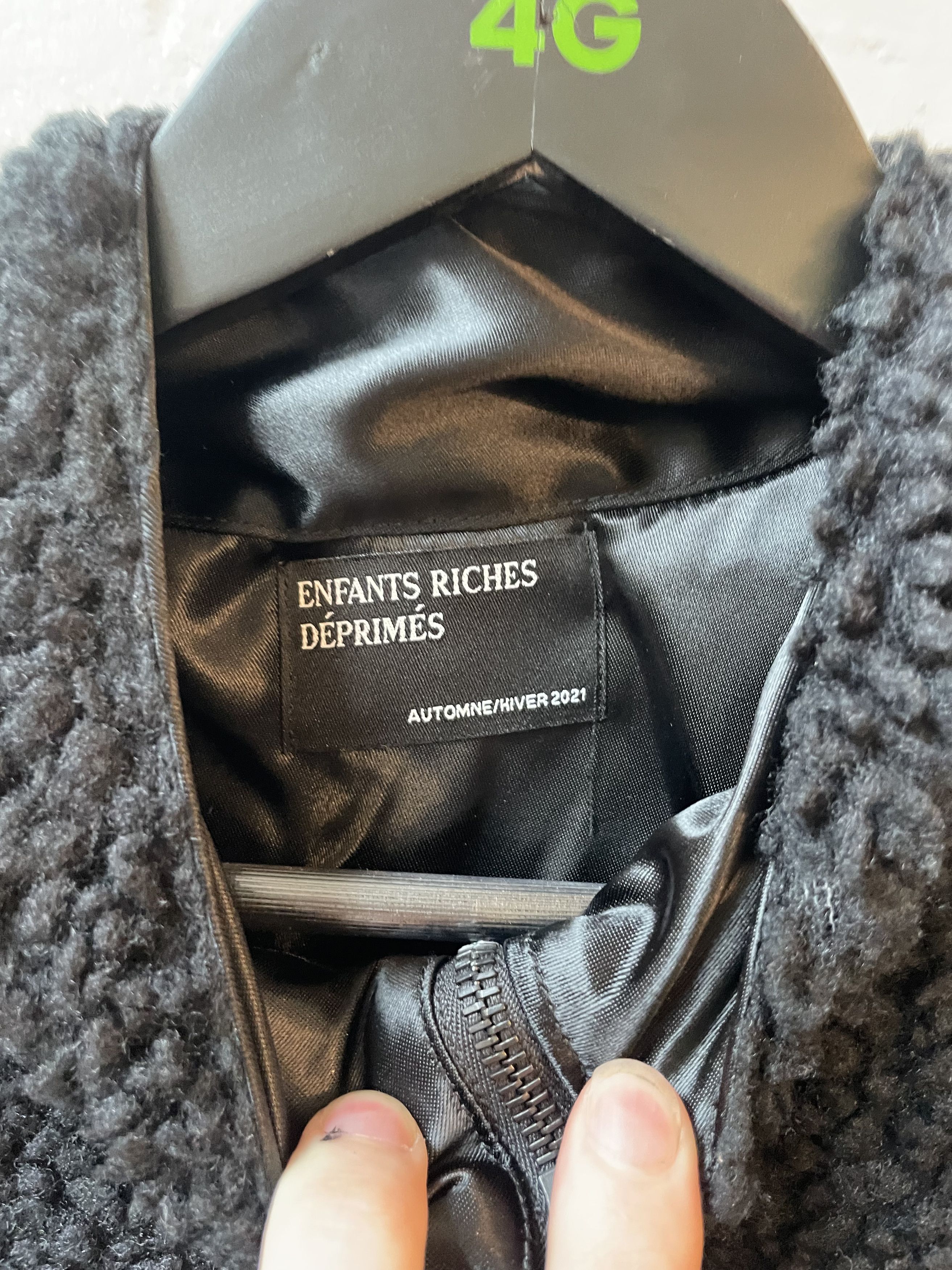 Enfants Riches Deprimes ERD BOMBER SHERPA PULLOVER JACKET Size US L / EU 52-54 / 3 - 3 Thumbnail