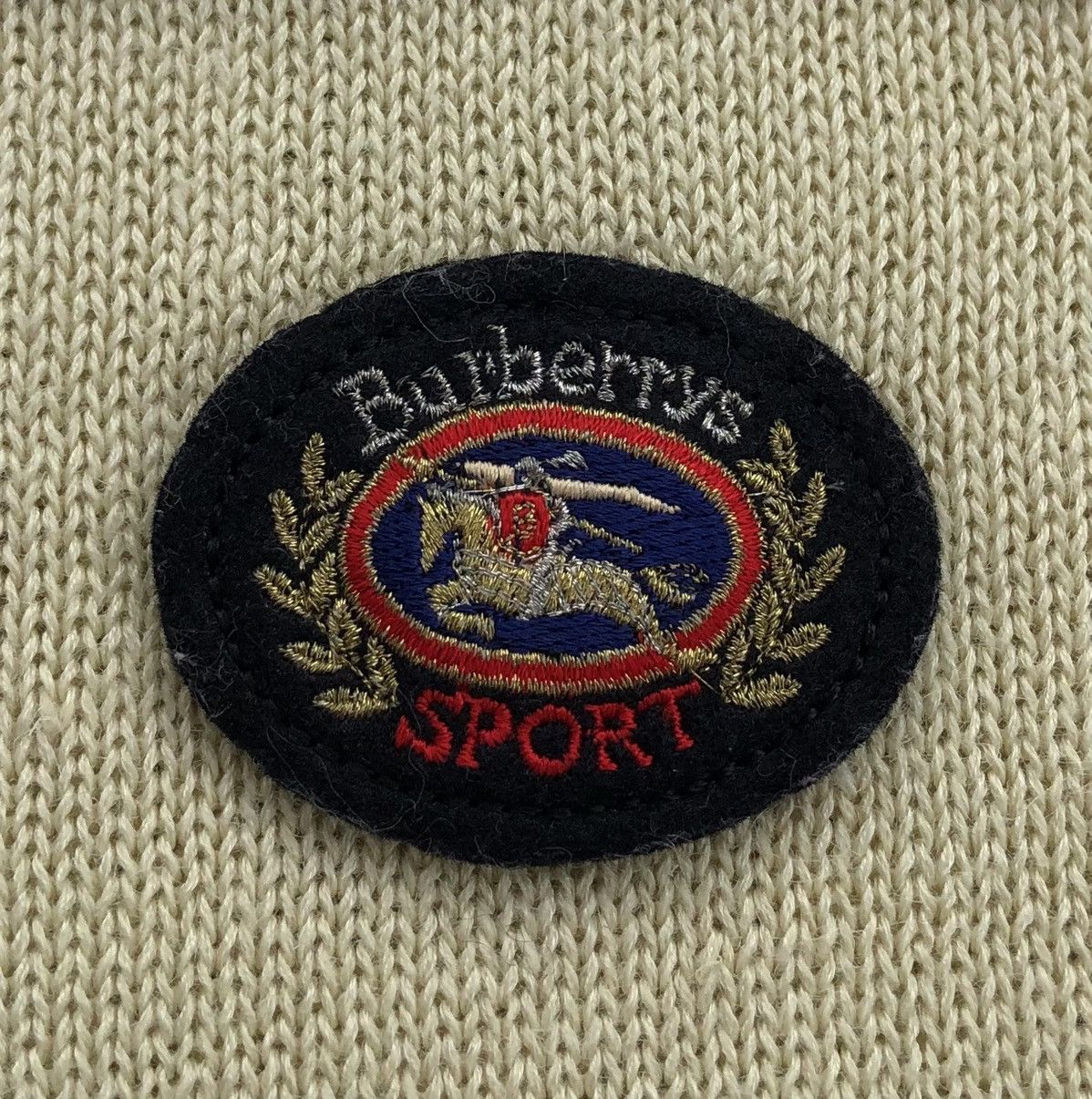 Burberry Burberrys Sport Knitted Suit Vest Pattern Jacket Size US L / EU 52-54 / 3 - 10 Thumbnail