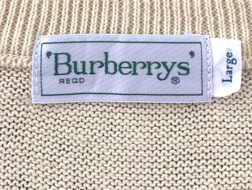 Burberry Burberrys Sport Knitted Suit Vest Pattern Jacket Size US L / EU 52-54 / 3 - 9 Thumbnail