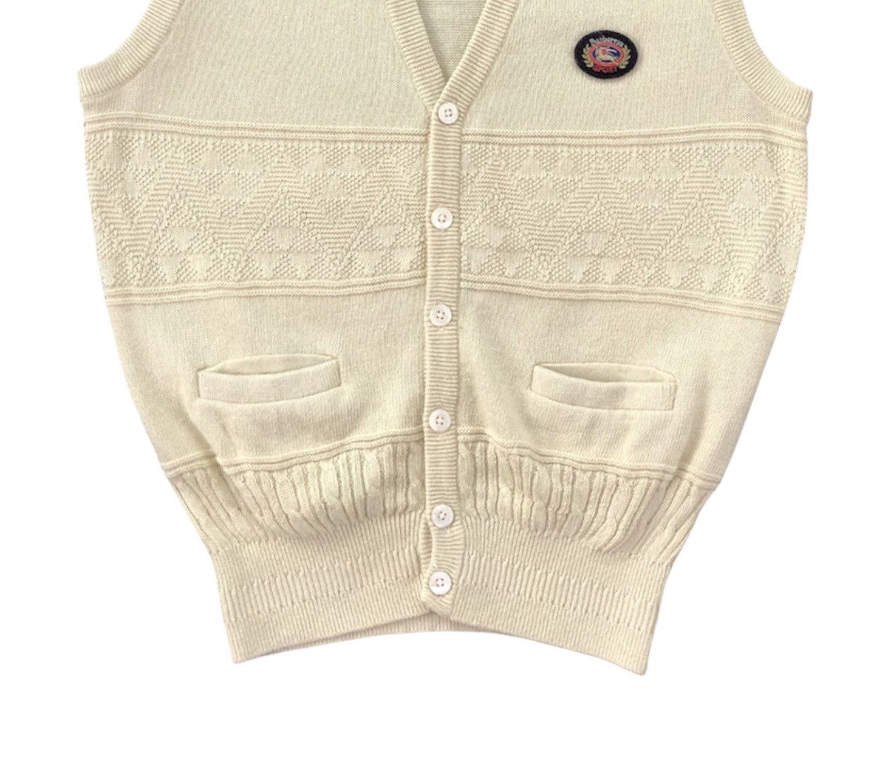 Burberry Burberrys Sport Knitted Suit Vest Pattern Jacket Size US L / EU 52-54 / 3 - 7 Thumbnail
