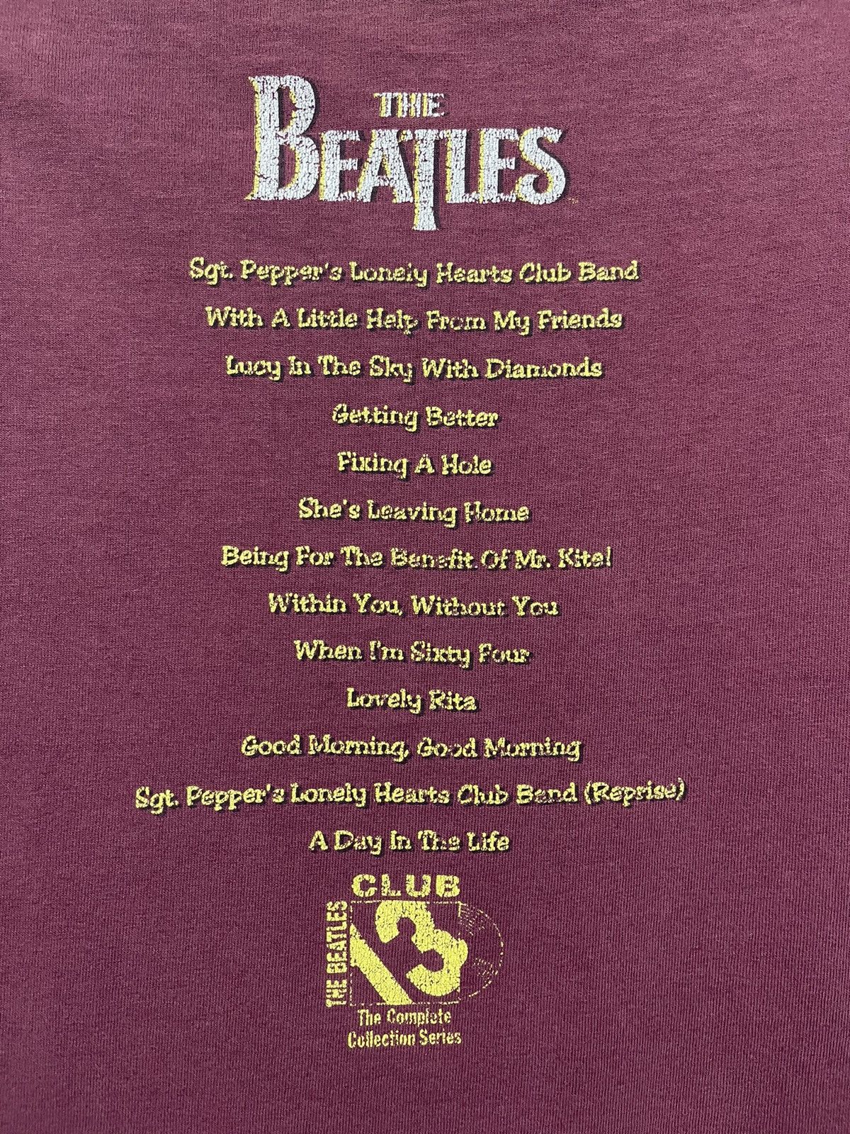 Band Tees × Vintage Vintage Distressed 1997 The Beatles Club Shirt 90s Size US L / EU 52-54 / 3 - 6 Thumbnail